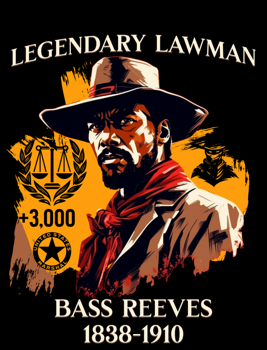 Bass Reeves Legendary Lawman T-Shirt by Vint Hill Designs