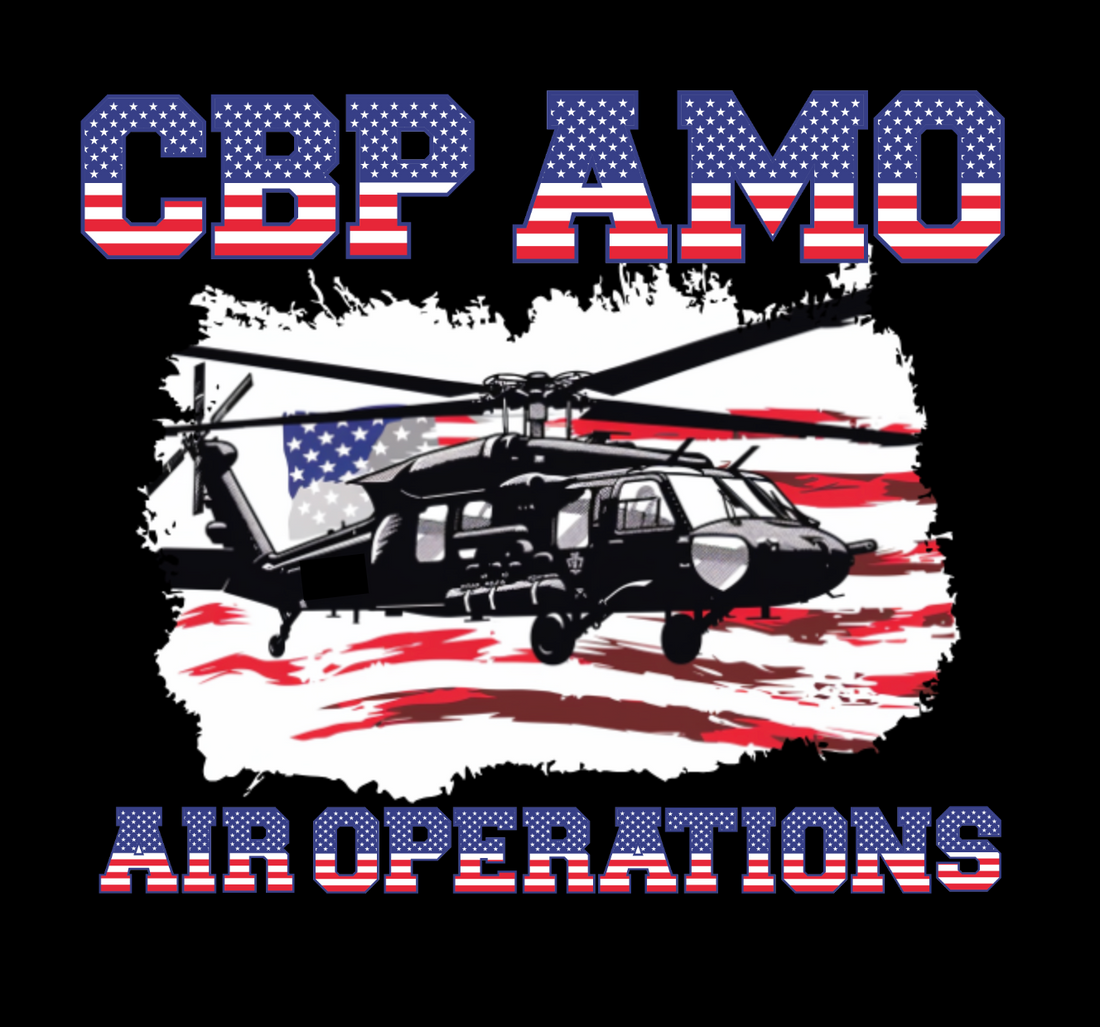 Honoring Our Guardians of the Skies: The CBP AMO Blackhawk Patriotic Art