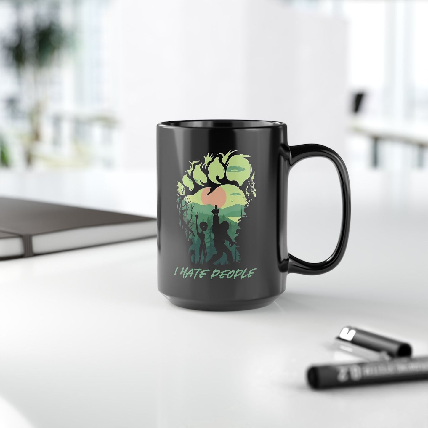 "I Hate People" 15oz Coffee Mug by Vint Hill Designs