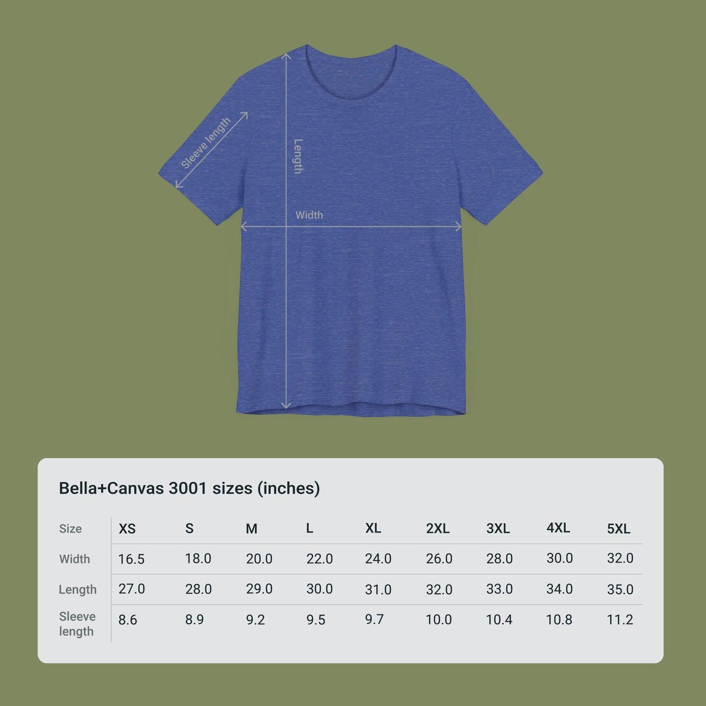 Border Patrol Blue Print T-Shirt