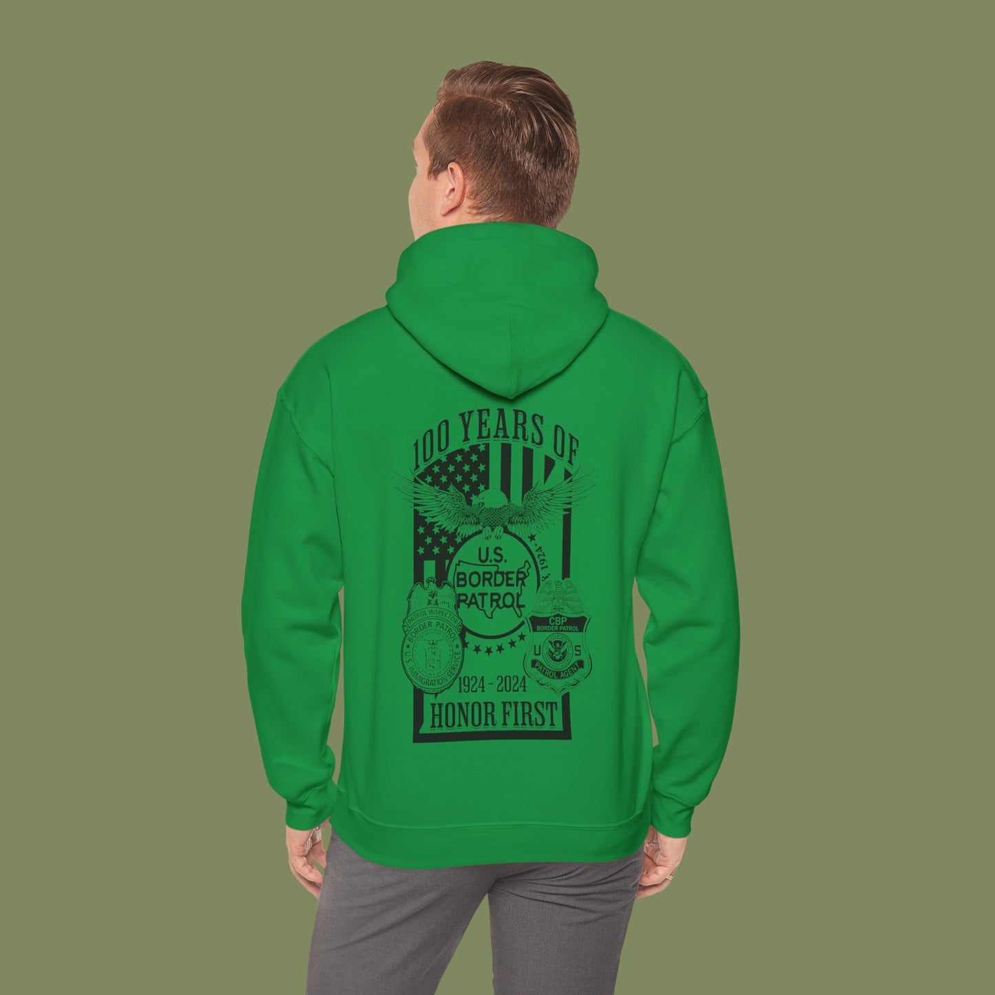 Border Patrol HQ MWR Centennial Hoodie