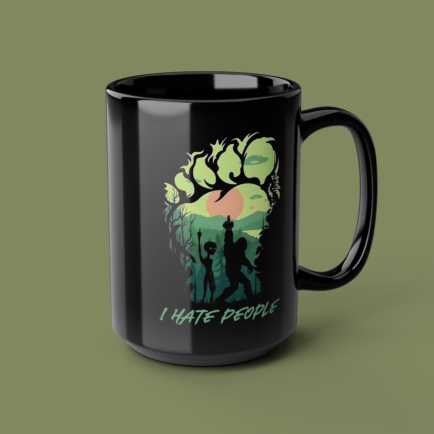 "I Hate People" 15oz Coffee Mug by Vint Hill Designs