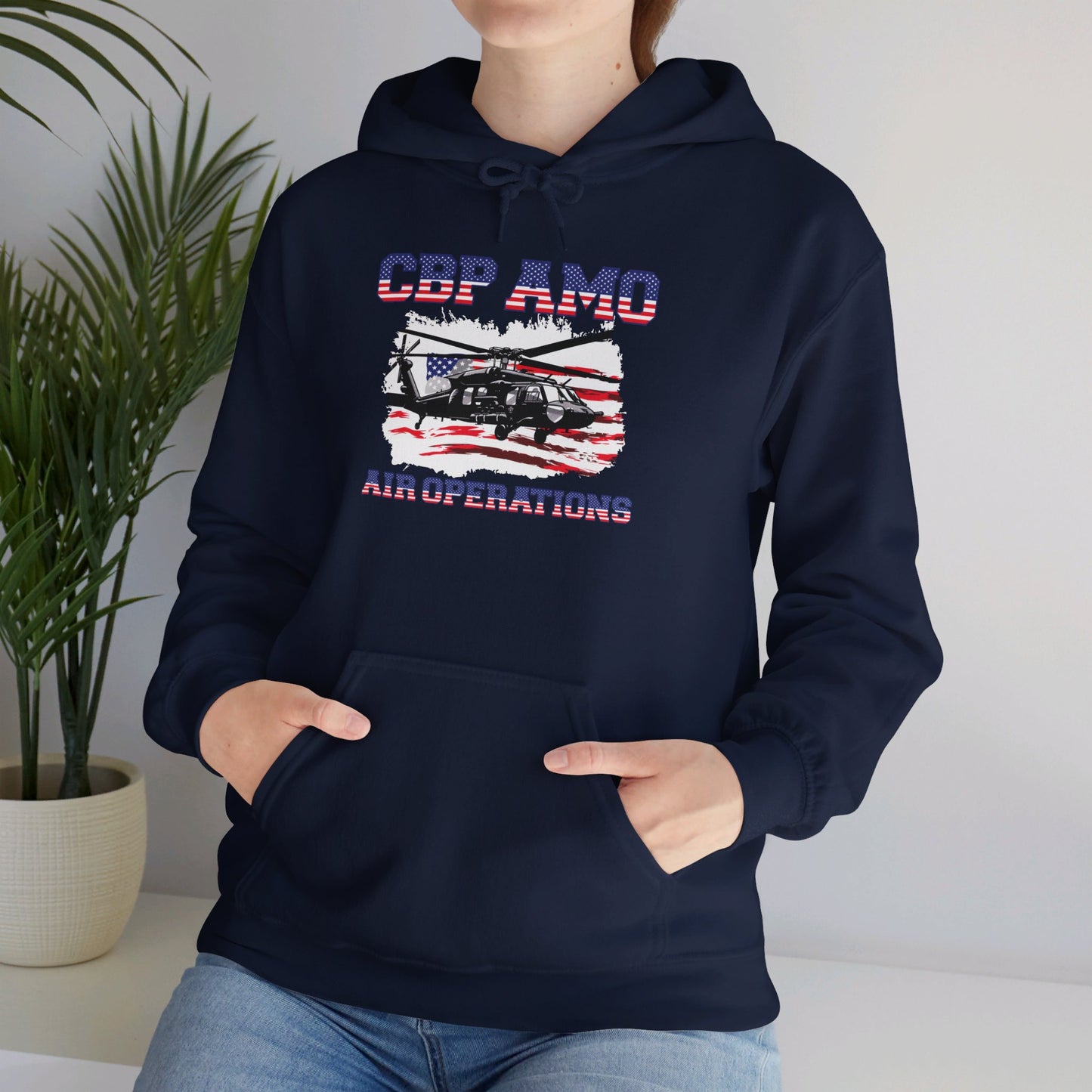 CBP AMO Blackhawk Patriotic Hoodie