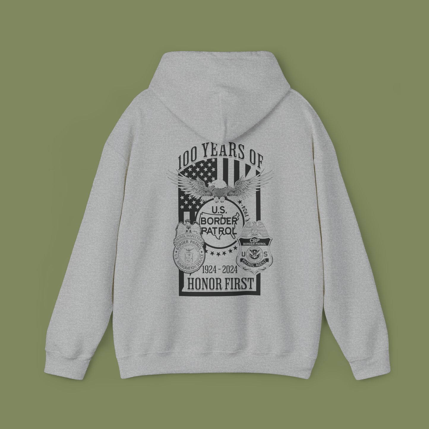 Border Patrol HQ MWR Centennial Hoodie