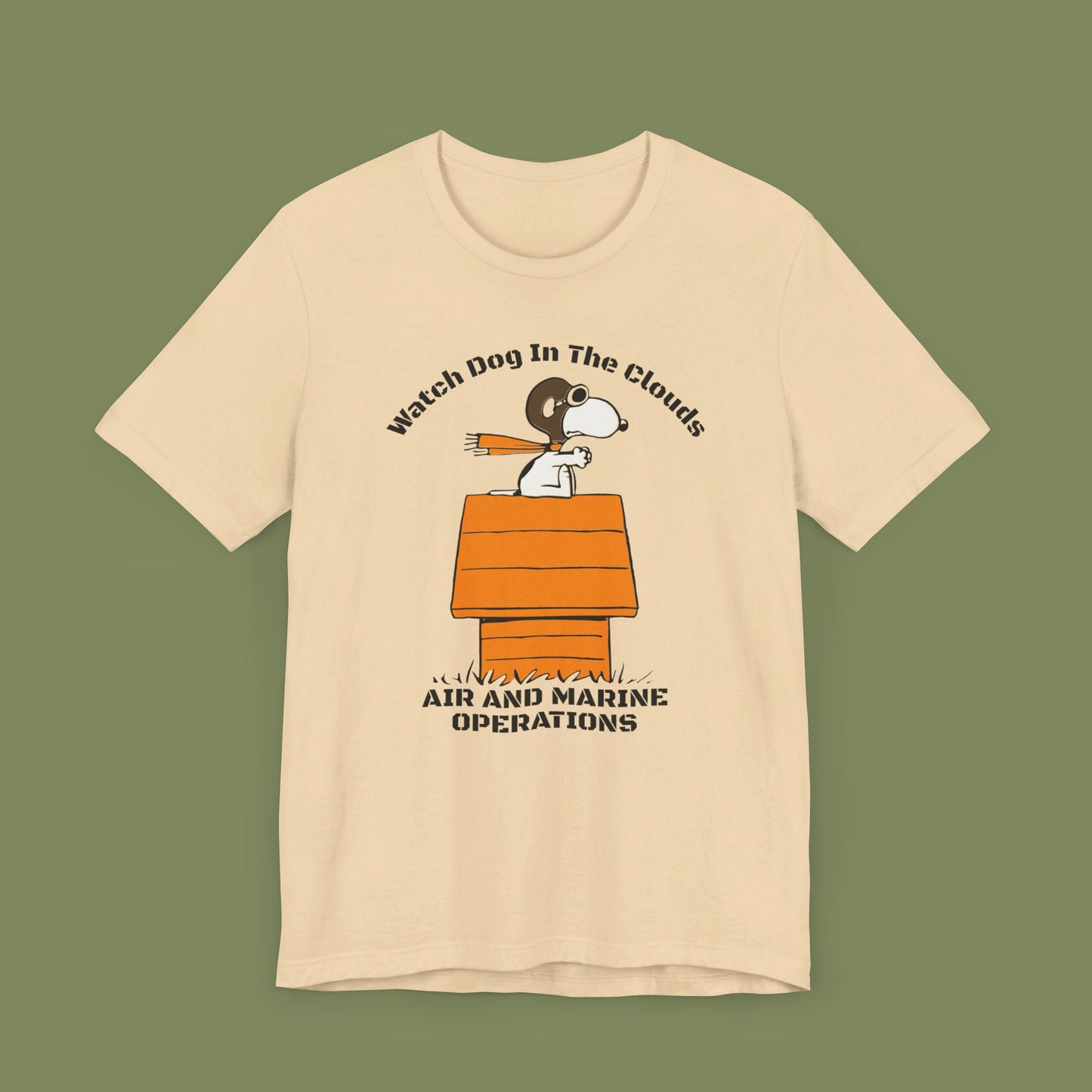 Watch Dog In The Clouds - Air And Marine Operations Tee