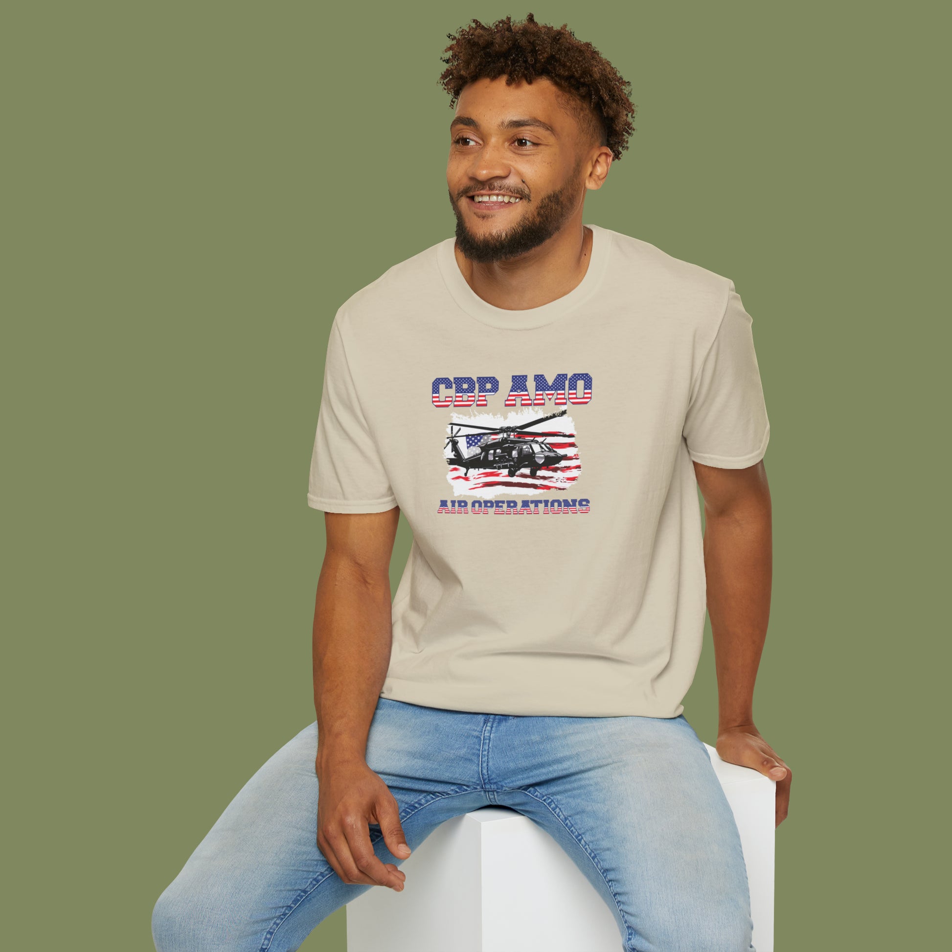 CBP AMO Blackhawk Patriotic T-Shirt