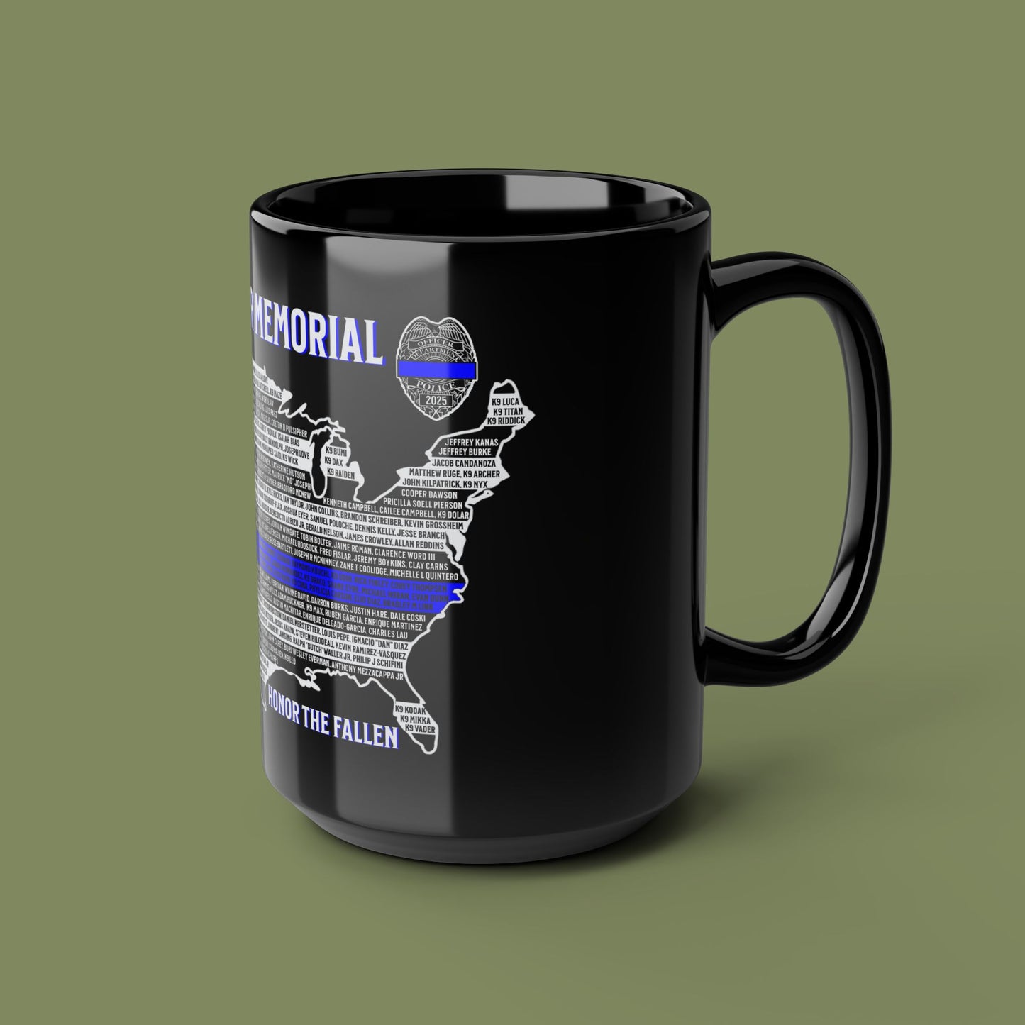 2025 Law Enforcement Valor Memorial Mug