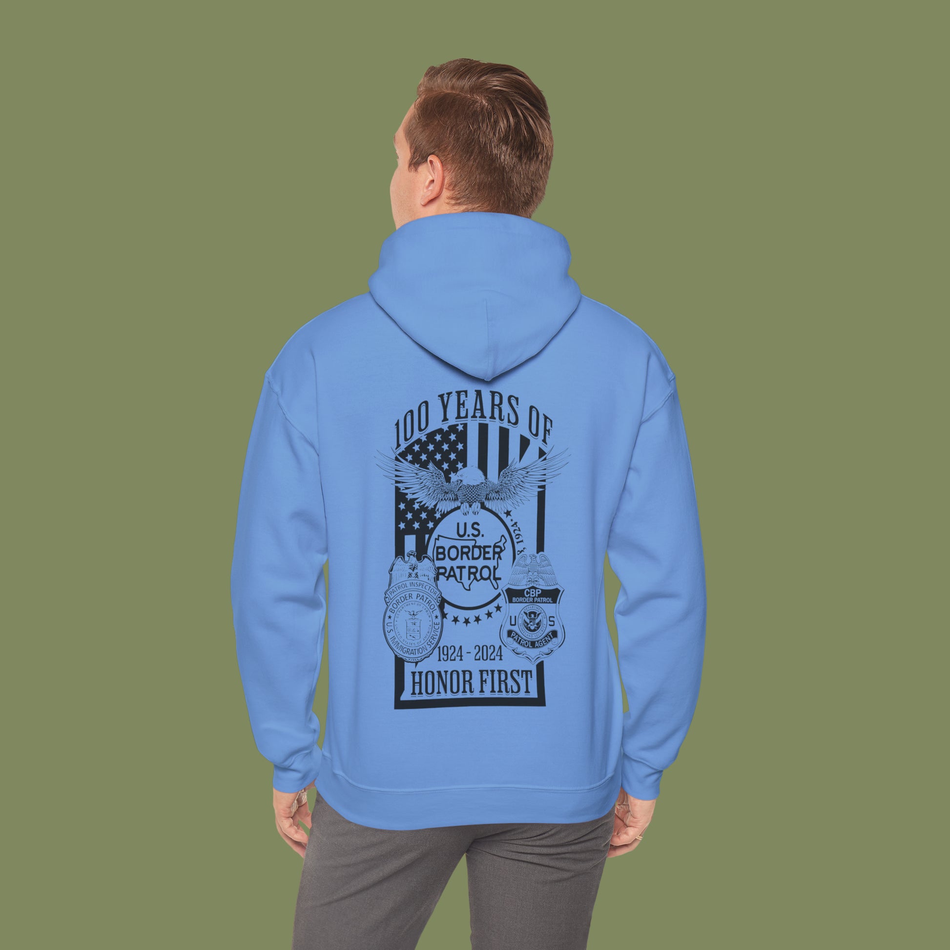 Border Patrol HQ MWR Centennial Hoodie