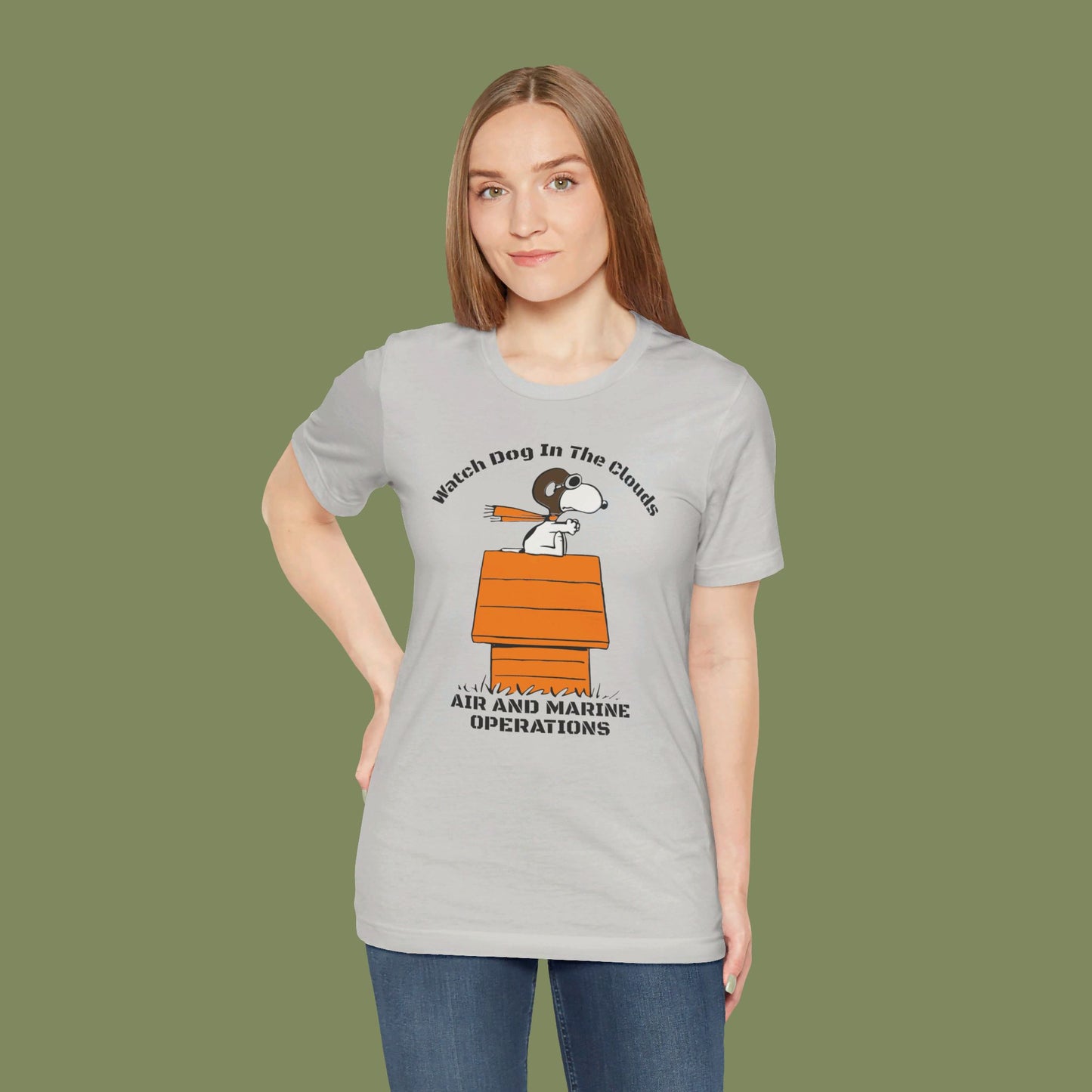 Watch Dog In The Clouds - Air And Marine Operations Tee