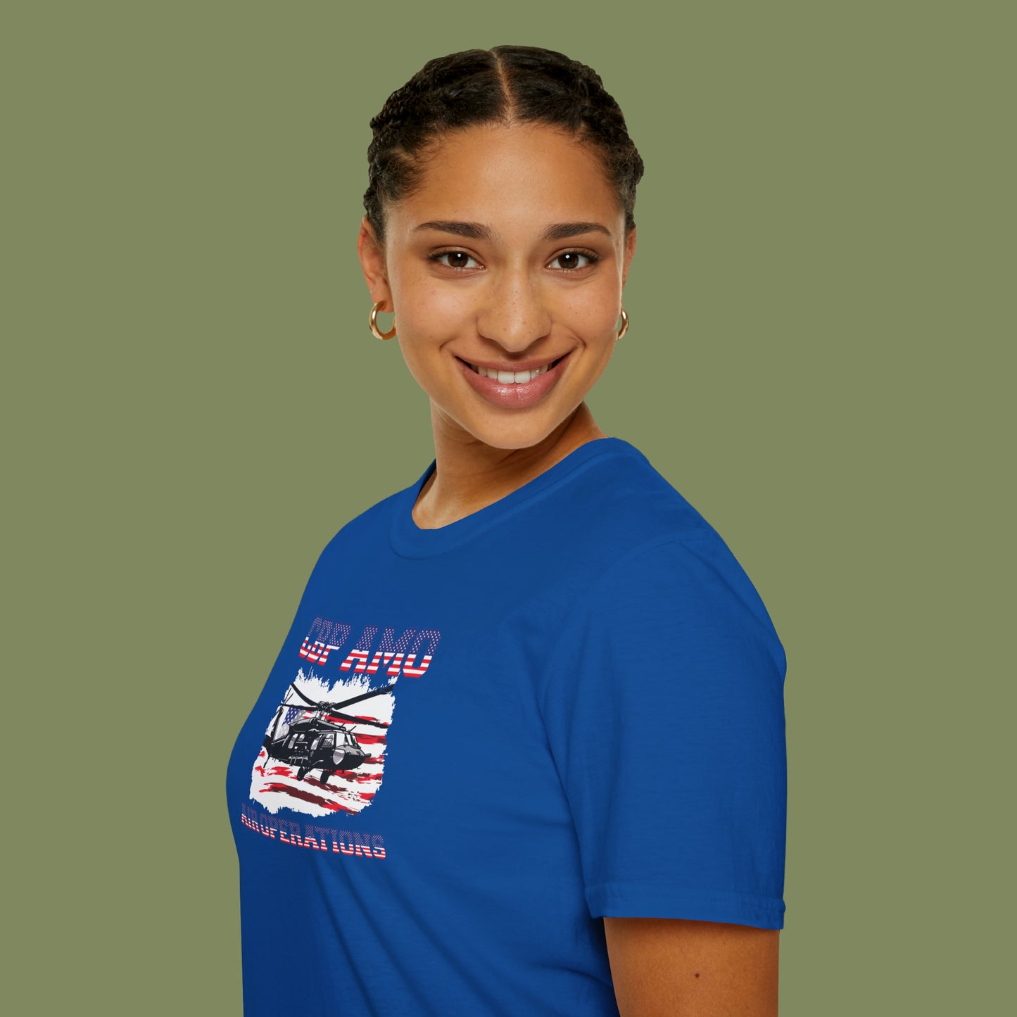 CBP AMO Blackhawk Patriotic T-Shirt