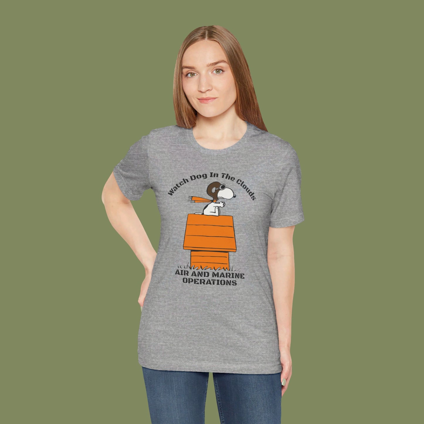 Watch Dog In The Clouds - Air And Marine Operations Tee