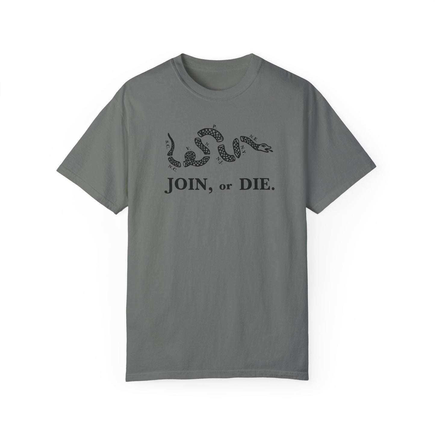 Join or Die Patriotic T-Shirt by Vint Hill Designs