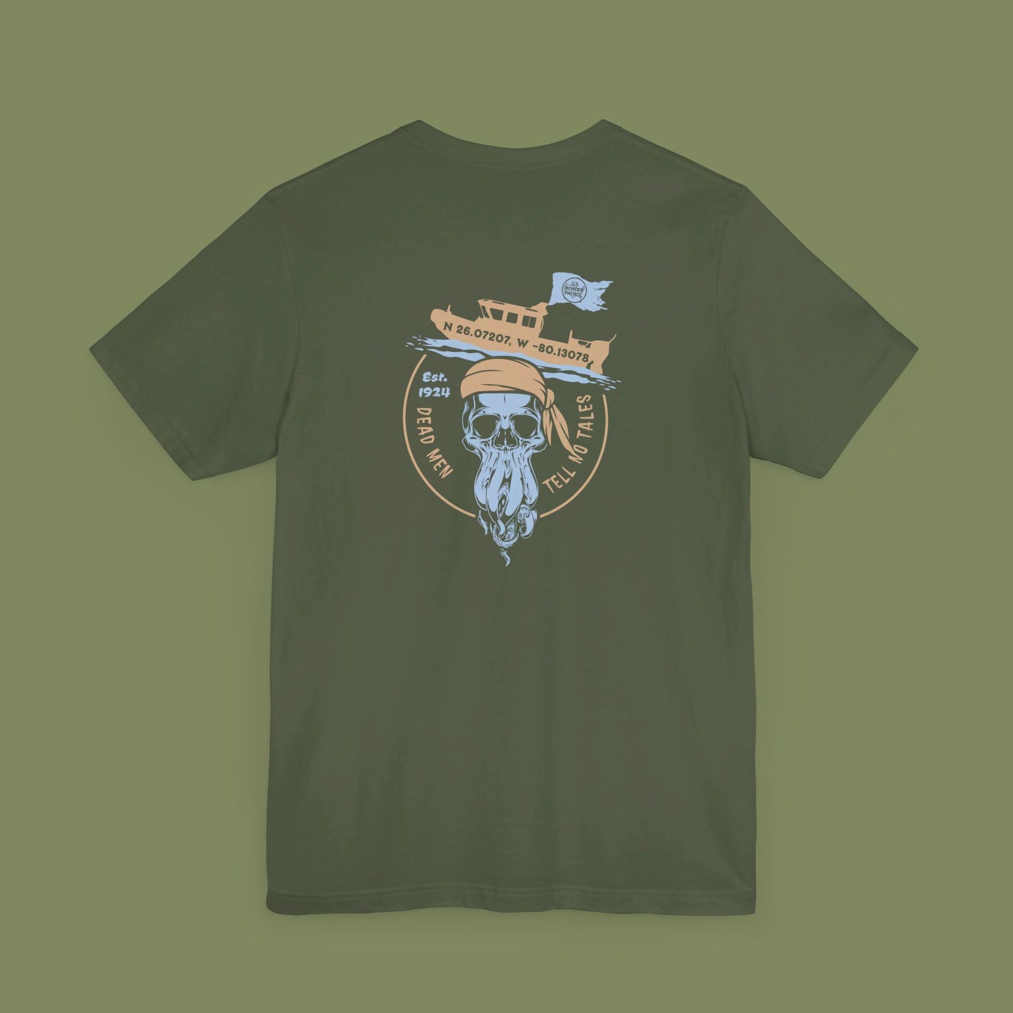 Dania Beach Border Patrol Station MWR Pirate Shirt