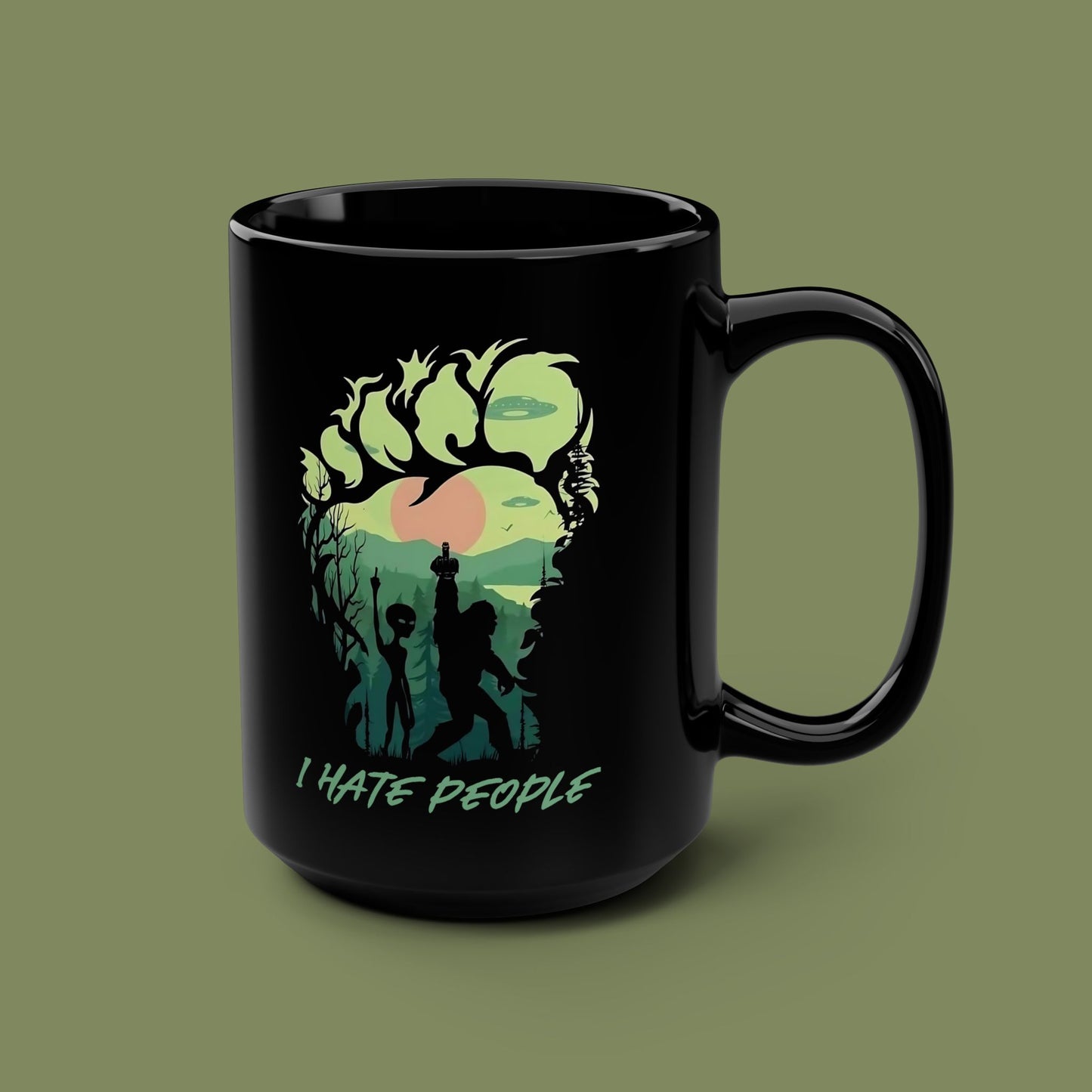 "I Hate People" 15oz Coffee Mug by Vint Hill Designs