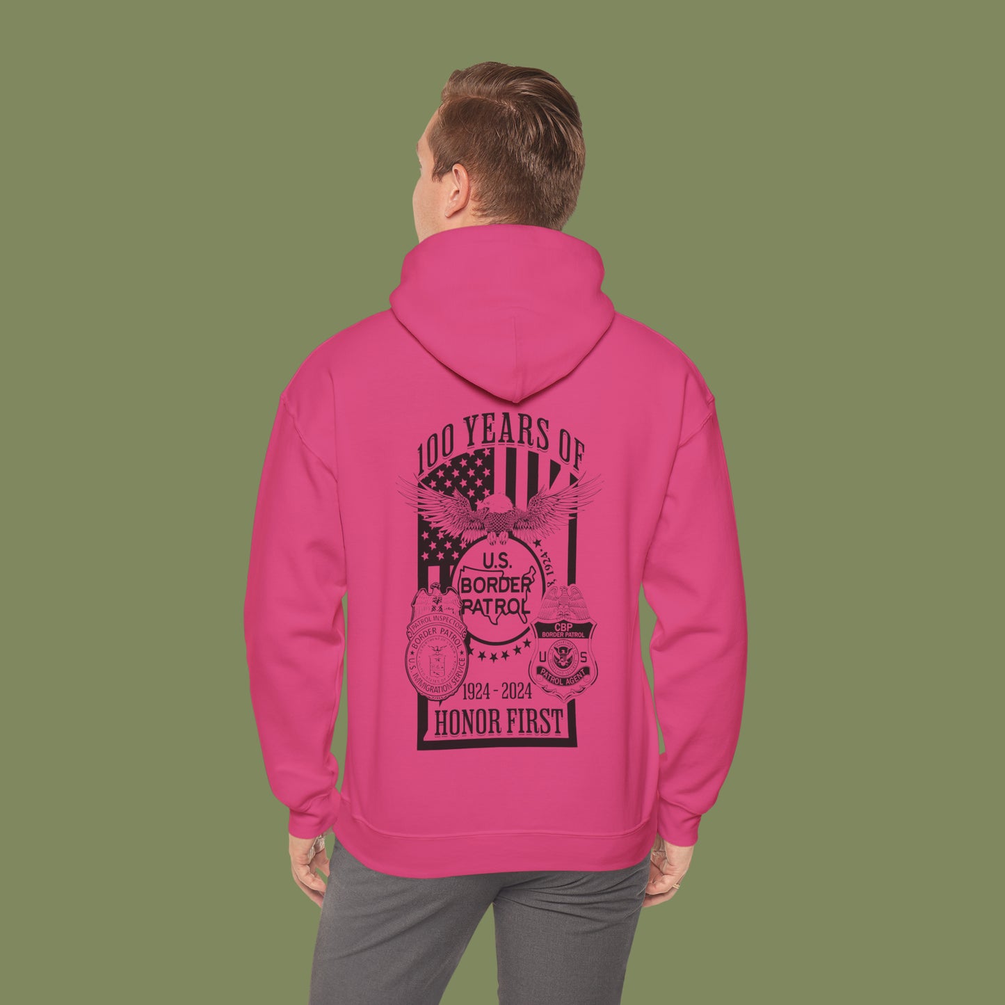 Border Patrol HQ MWR Centennial Hoodie