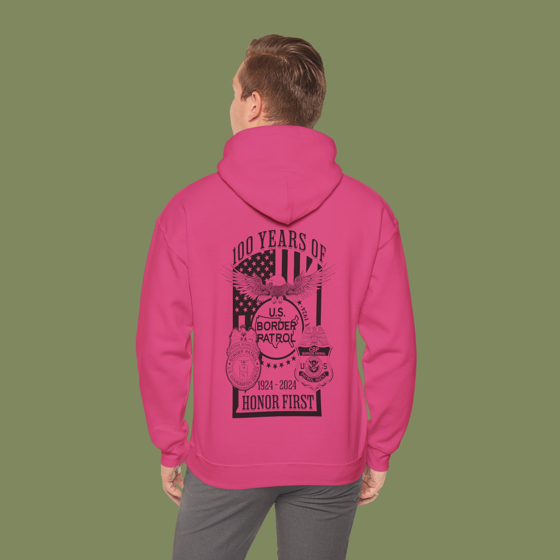 Border Patrol HQ MWR Centennial Hoodie