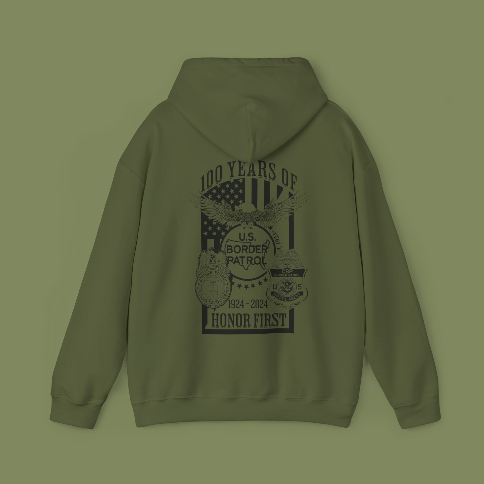 Border Patrol HQ MWR Centennial Hoodie