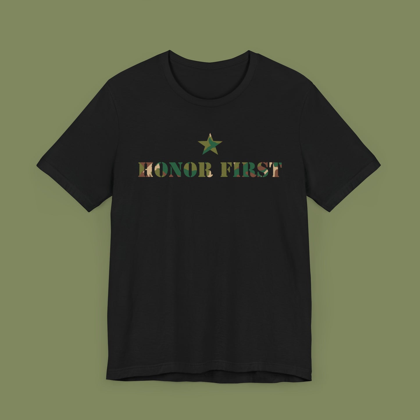 Border Patrol Honor First Camo T-Shirt