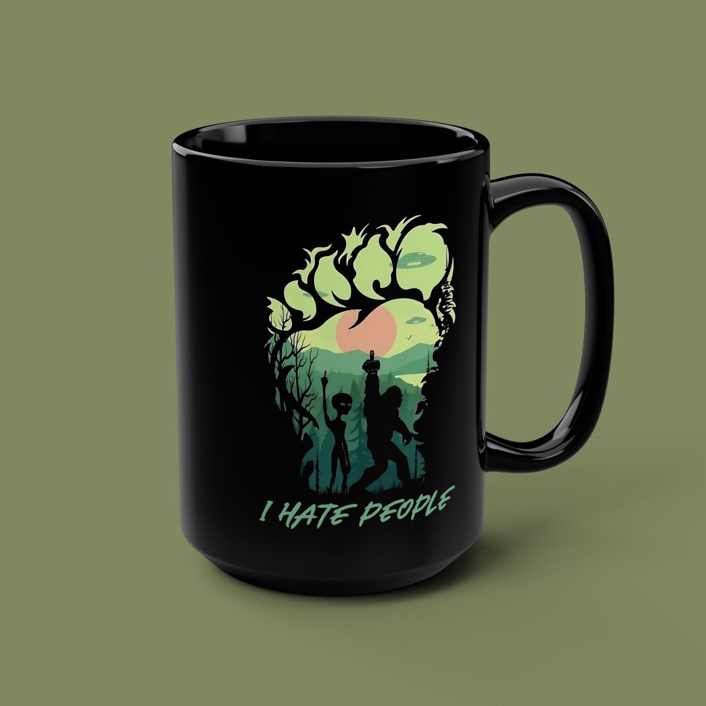 "I Hate People" 15oz Coffee Mug by Vint Hill Designs