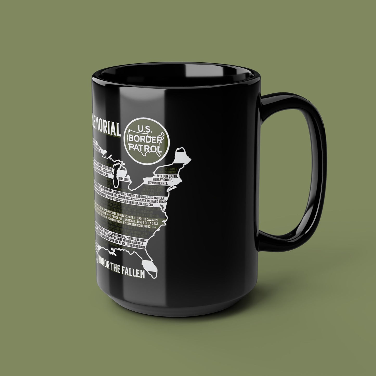 2025 Border Patrol Valor Memorial Mug (15 oz)