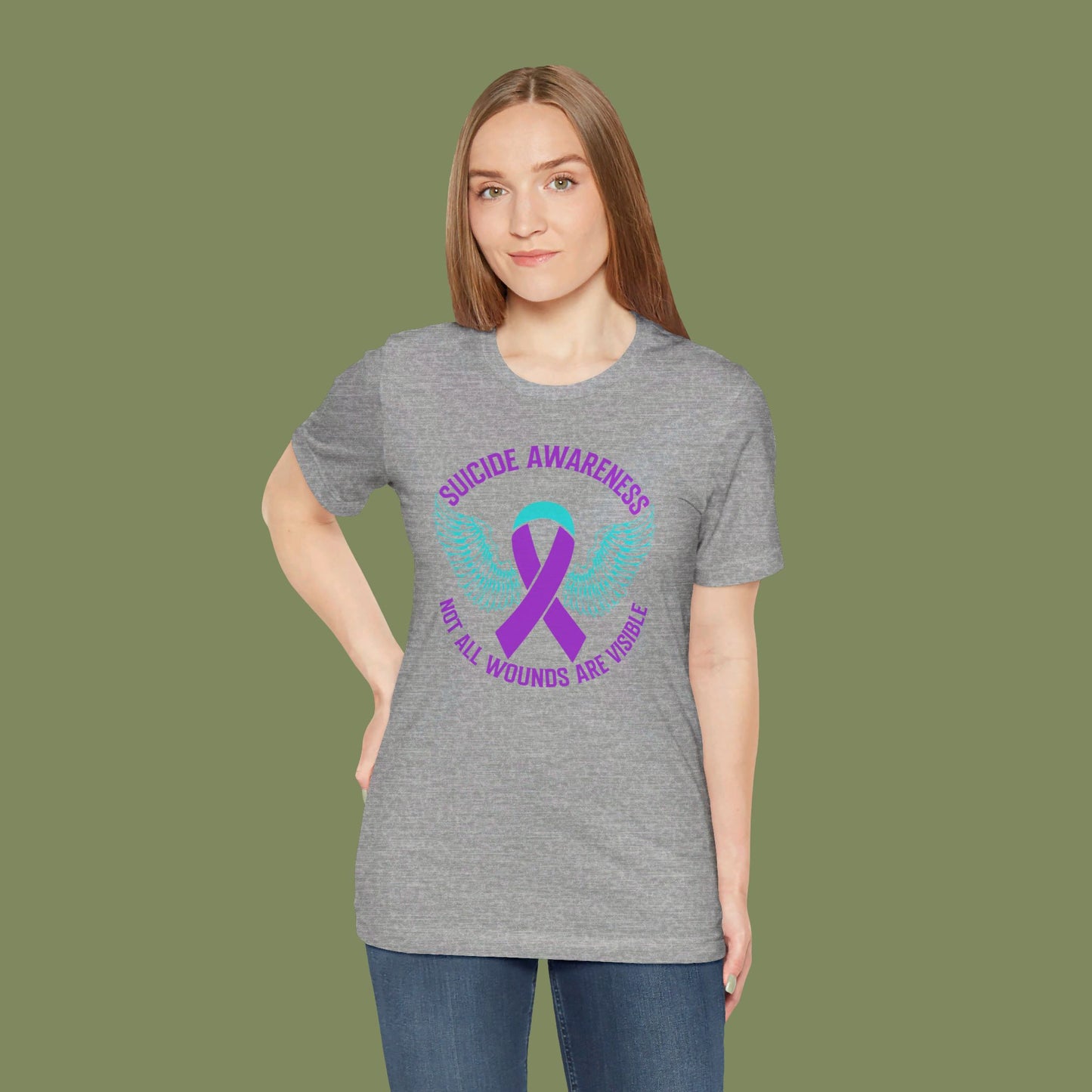 Suicide Awareness - Not All Wounds Are Visible T-Shirt