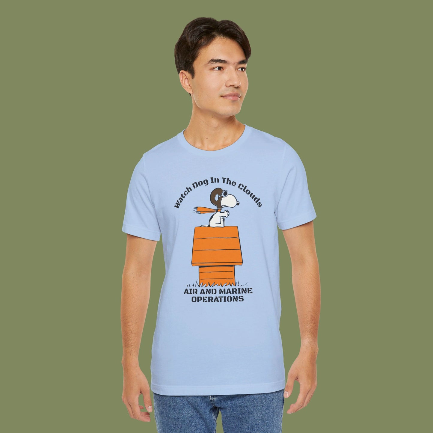 Watch Dog In The Clouds - Air And Marine Operations Tee