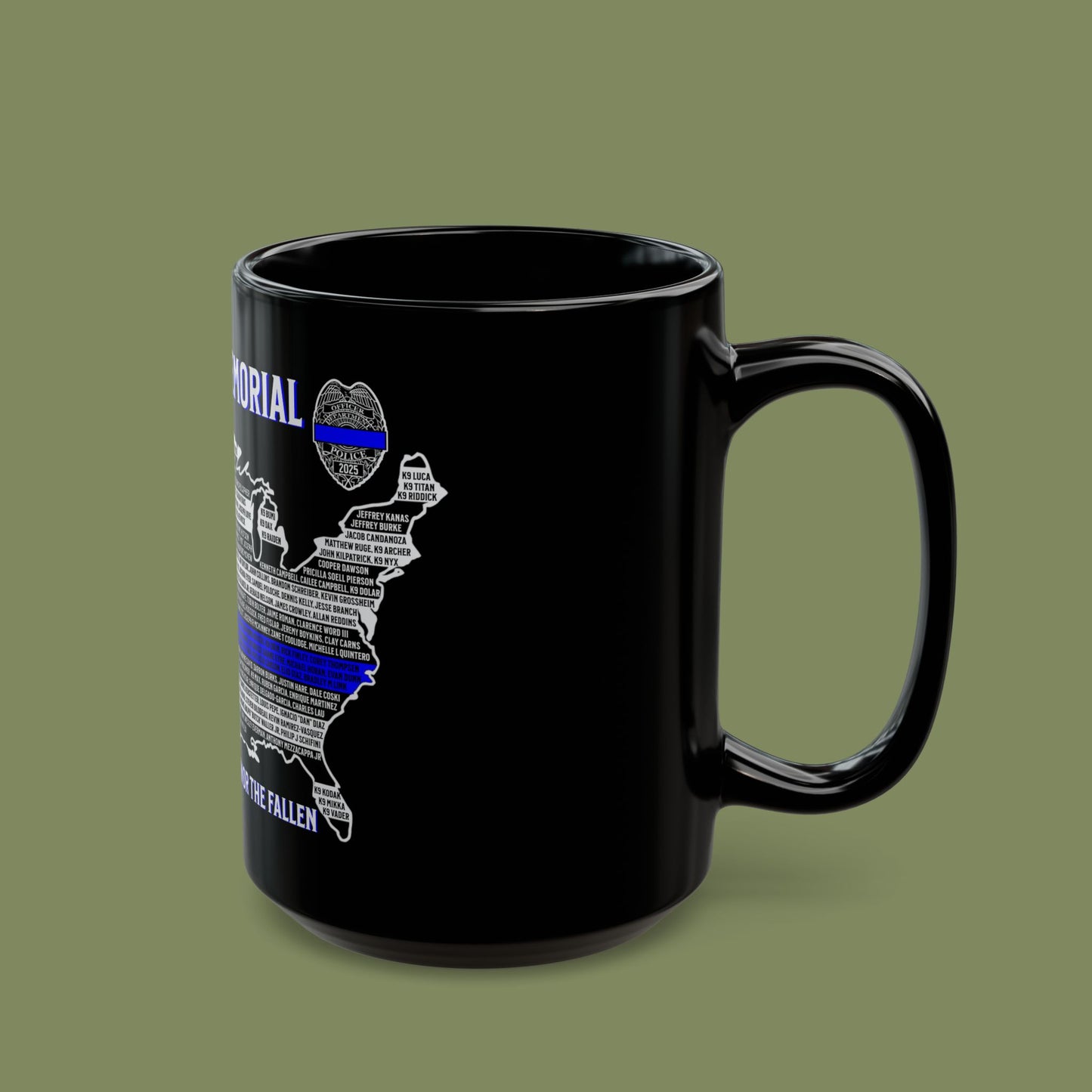 2025 Law Enforcement Valor Memorial Mug