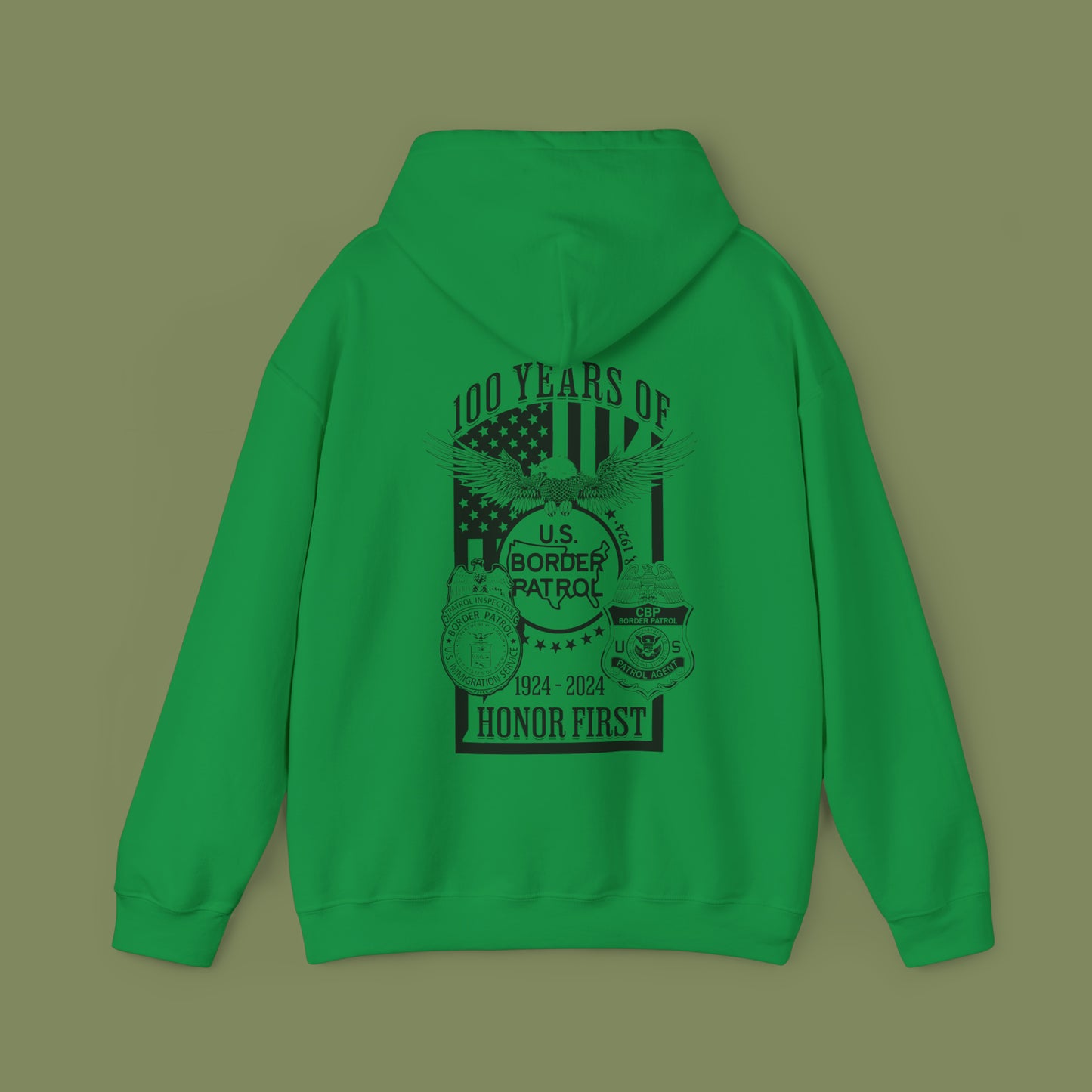 Border Patrol HQ MWR Centennial Hoodie