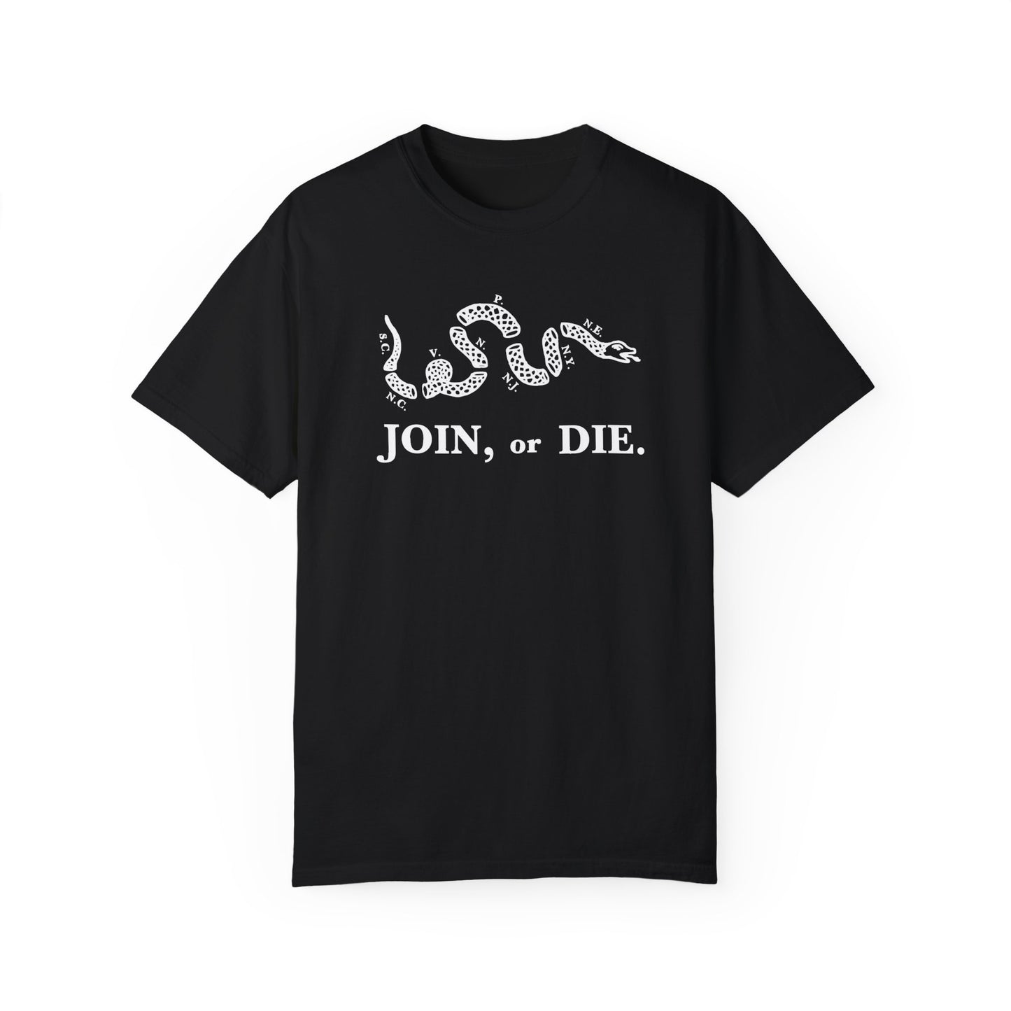 Join or Die Patriotic T-Shirt by Vint Hill Designs