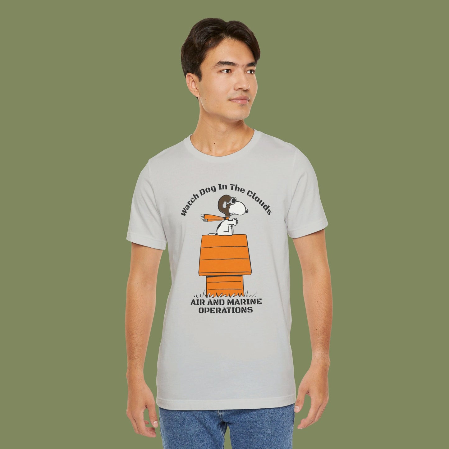 Watch Dog In The Clouds - Air And Marine Operations Tee