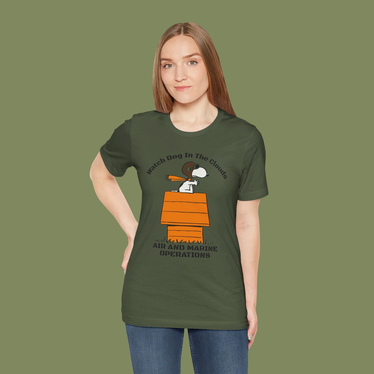 Watch Dog In The Clouds - Air And Marine Operations Tee