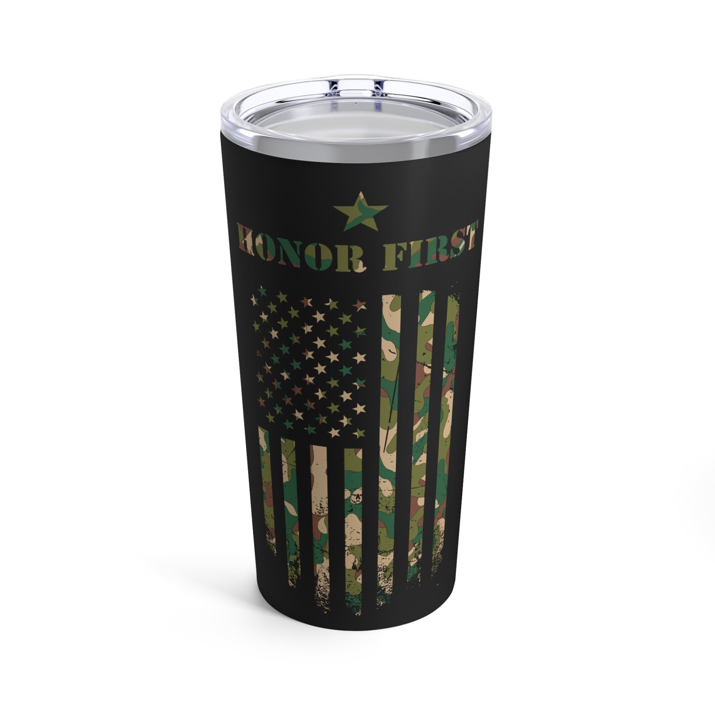 Border Patrol Camo Honor First Tumbler 20oz