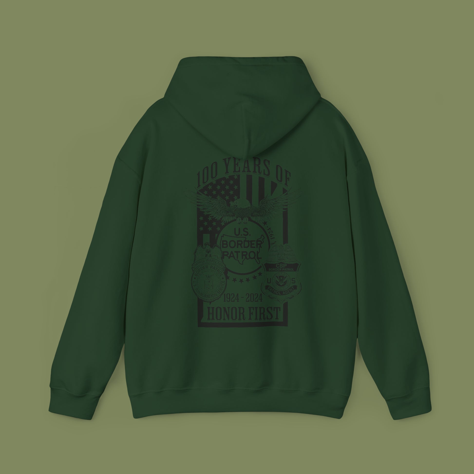 Border Patrol HQ MWR Centennial Hoodie