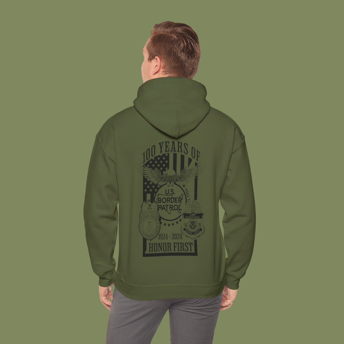 Border Patrol HQ MWR Centennial Hoodie