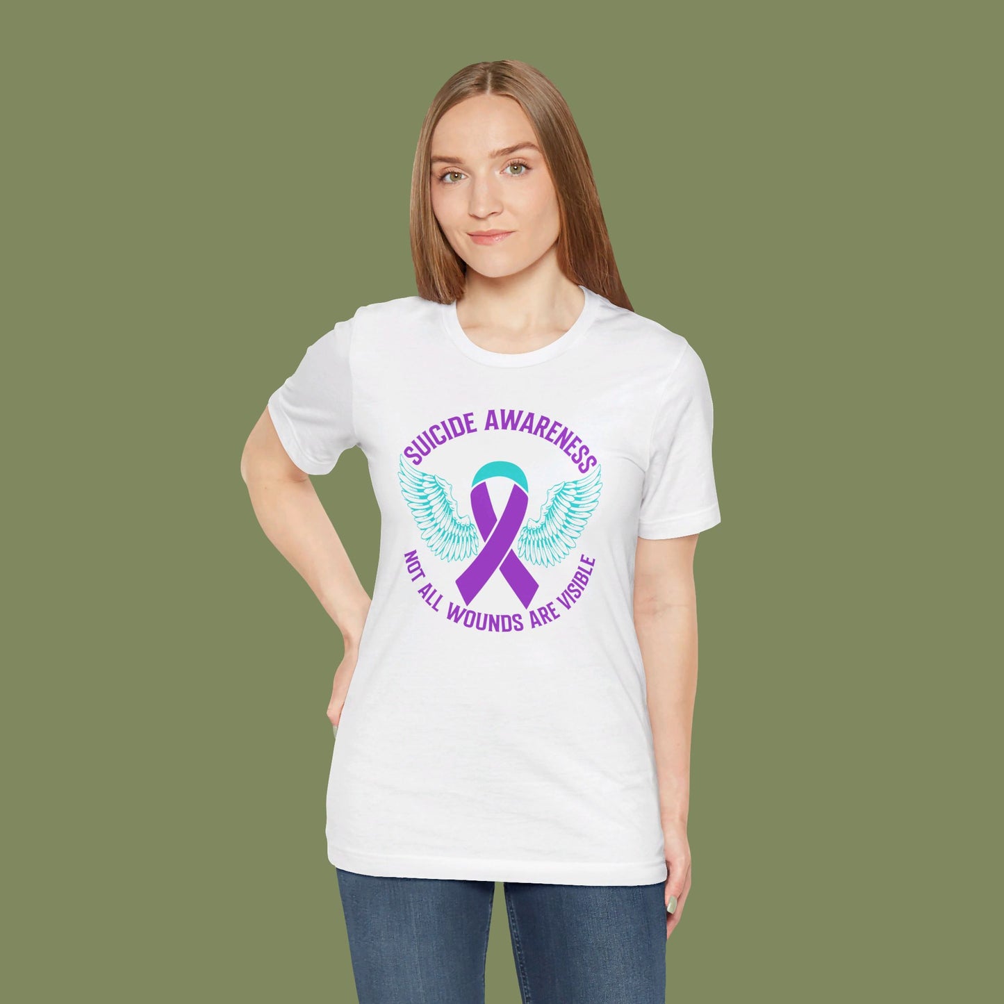 Suicide Awareness - Not All Wounds Are Visible T-Shirt