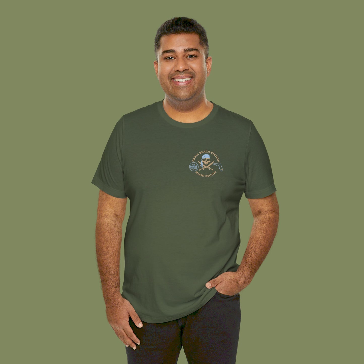 Dania Beach Border Patrol Station MWR Pirate Shirt