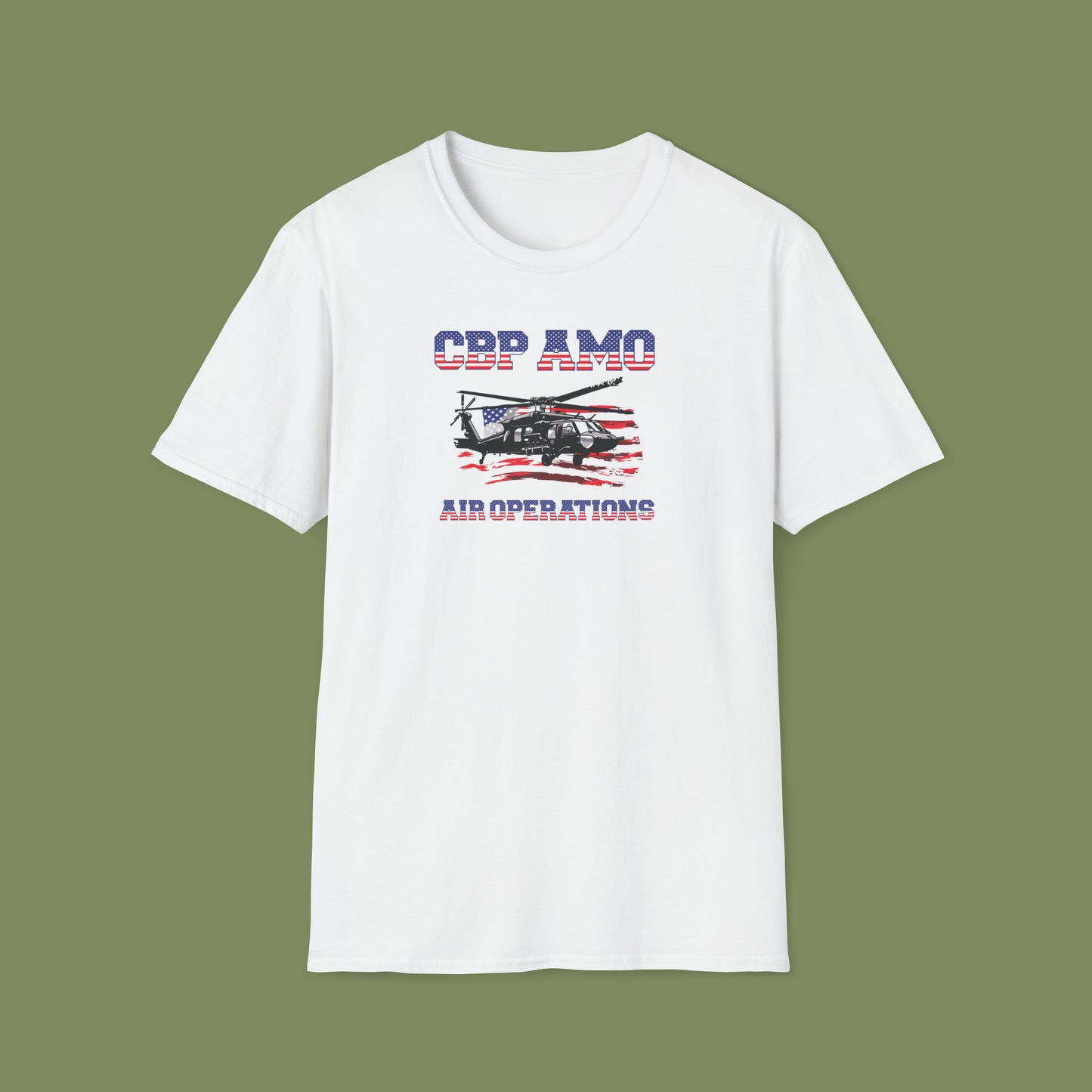 CBP AMO Blackhawk Patriotic T-Shirt