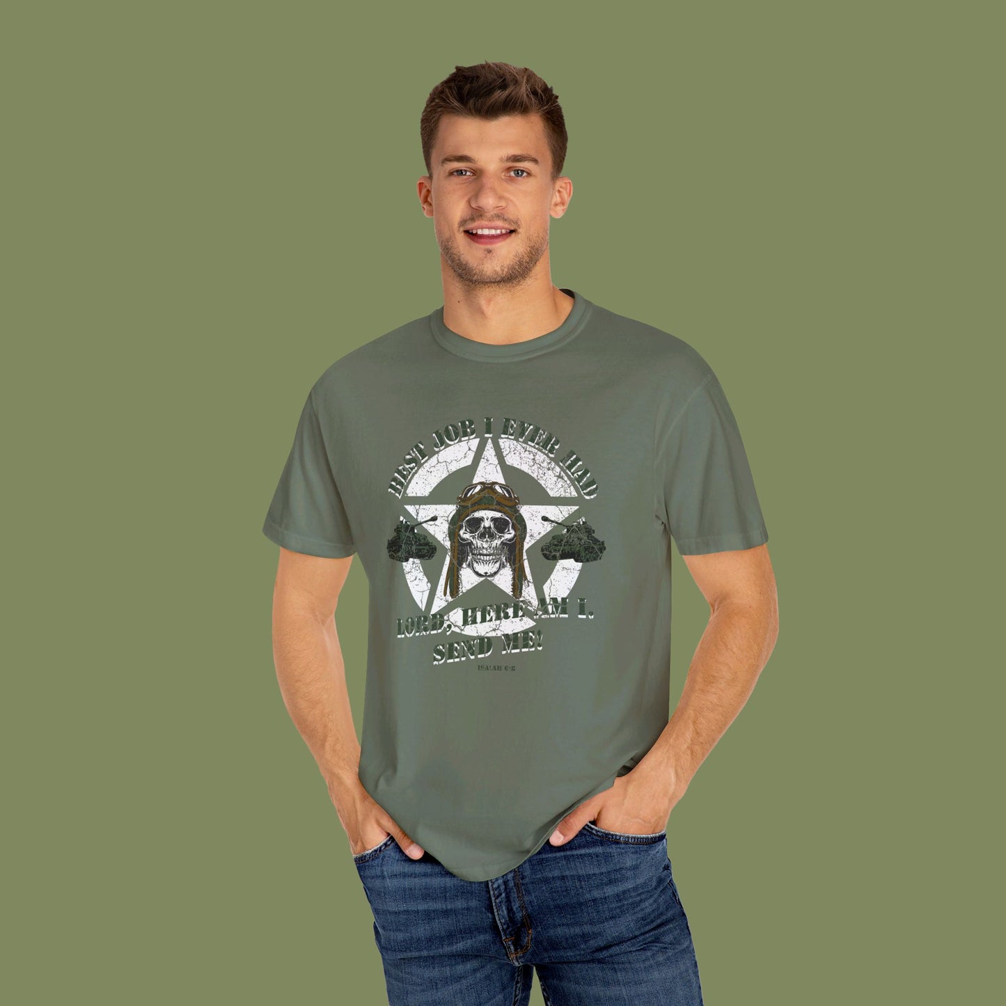 "Fury - The Best Job I Ever Had" T-Shirt by Vint Hill Designs