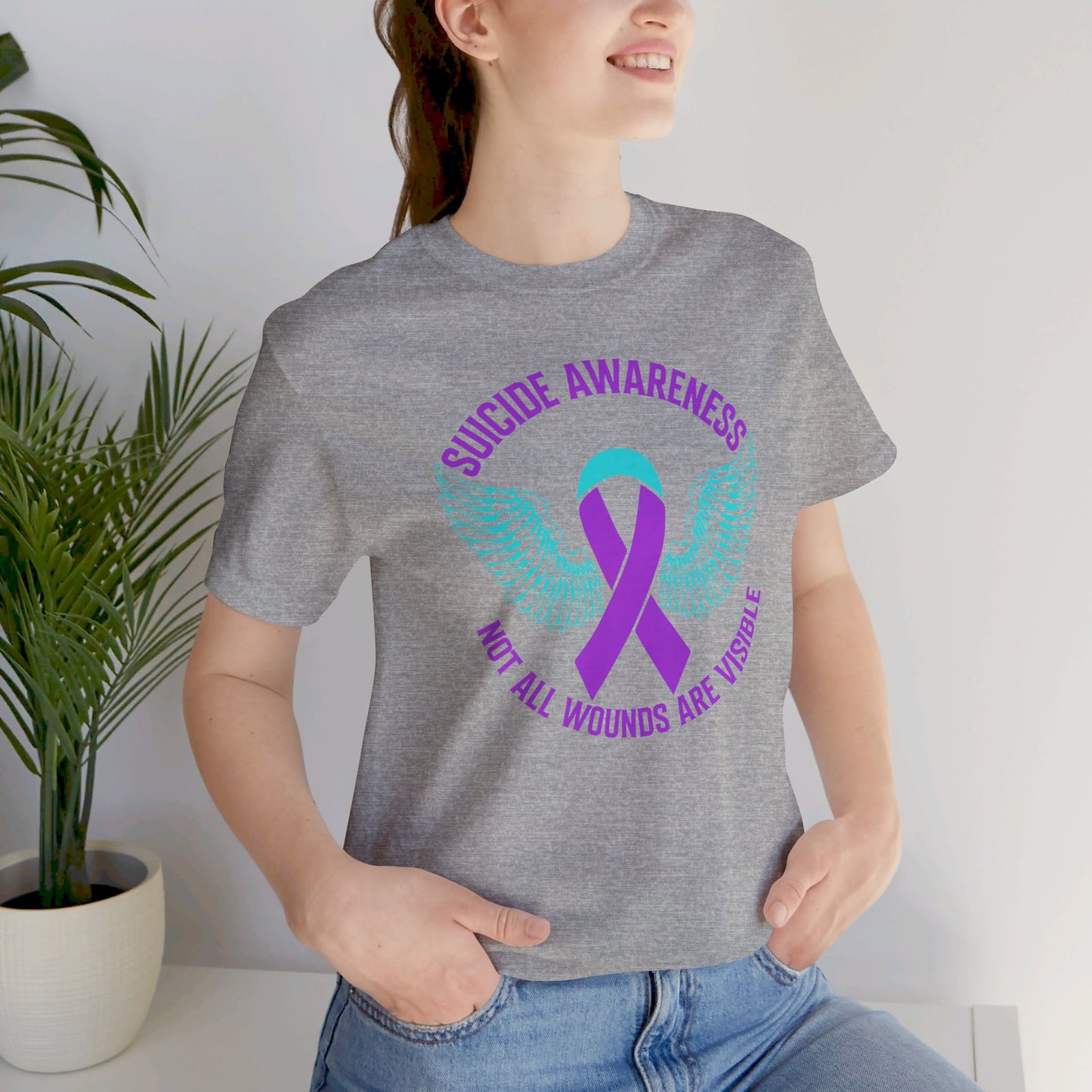 Suicide Awareness - Not All Wounds Are Visible T-Shirt