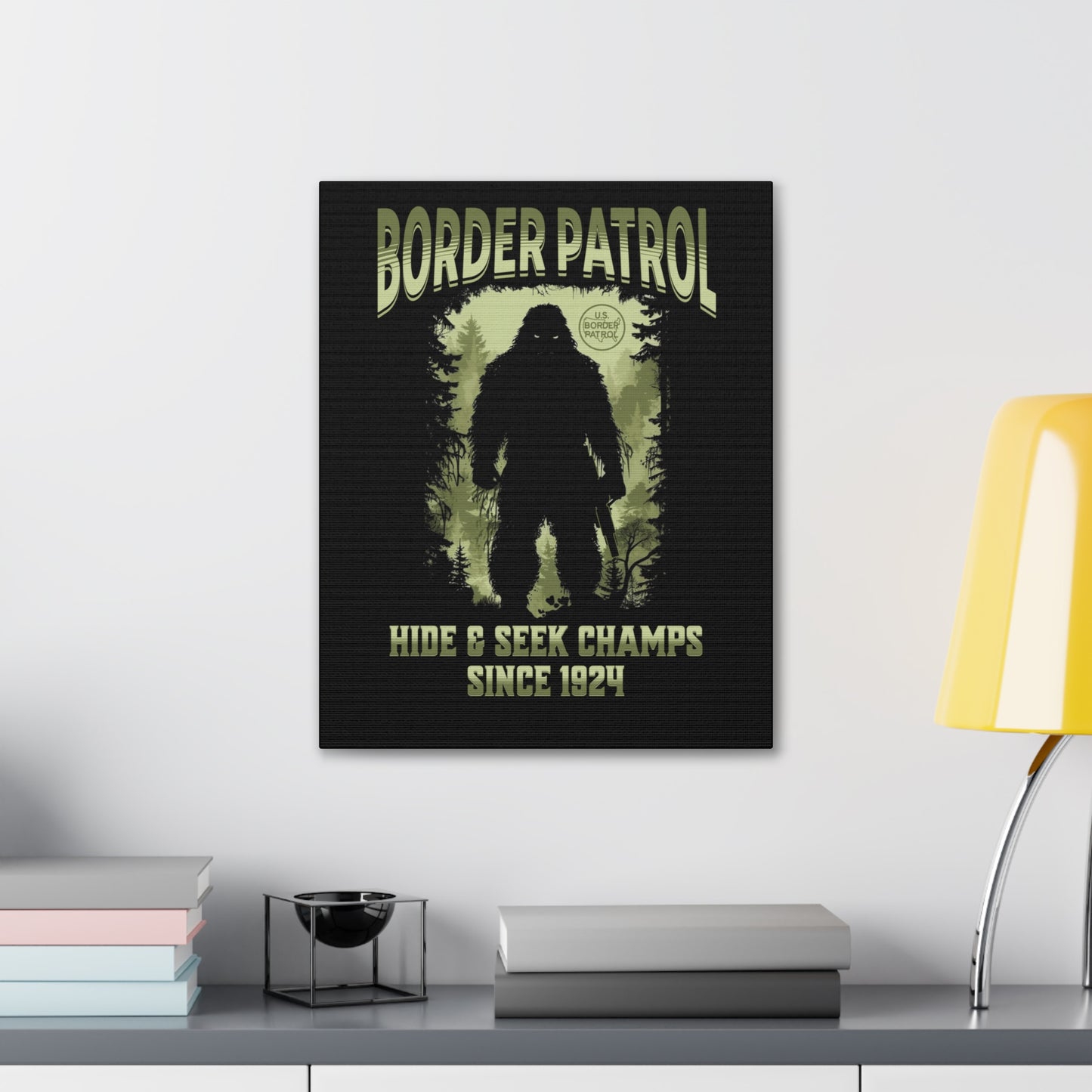 Border Patrol Hide and Seek Art