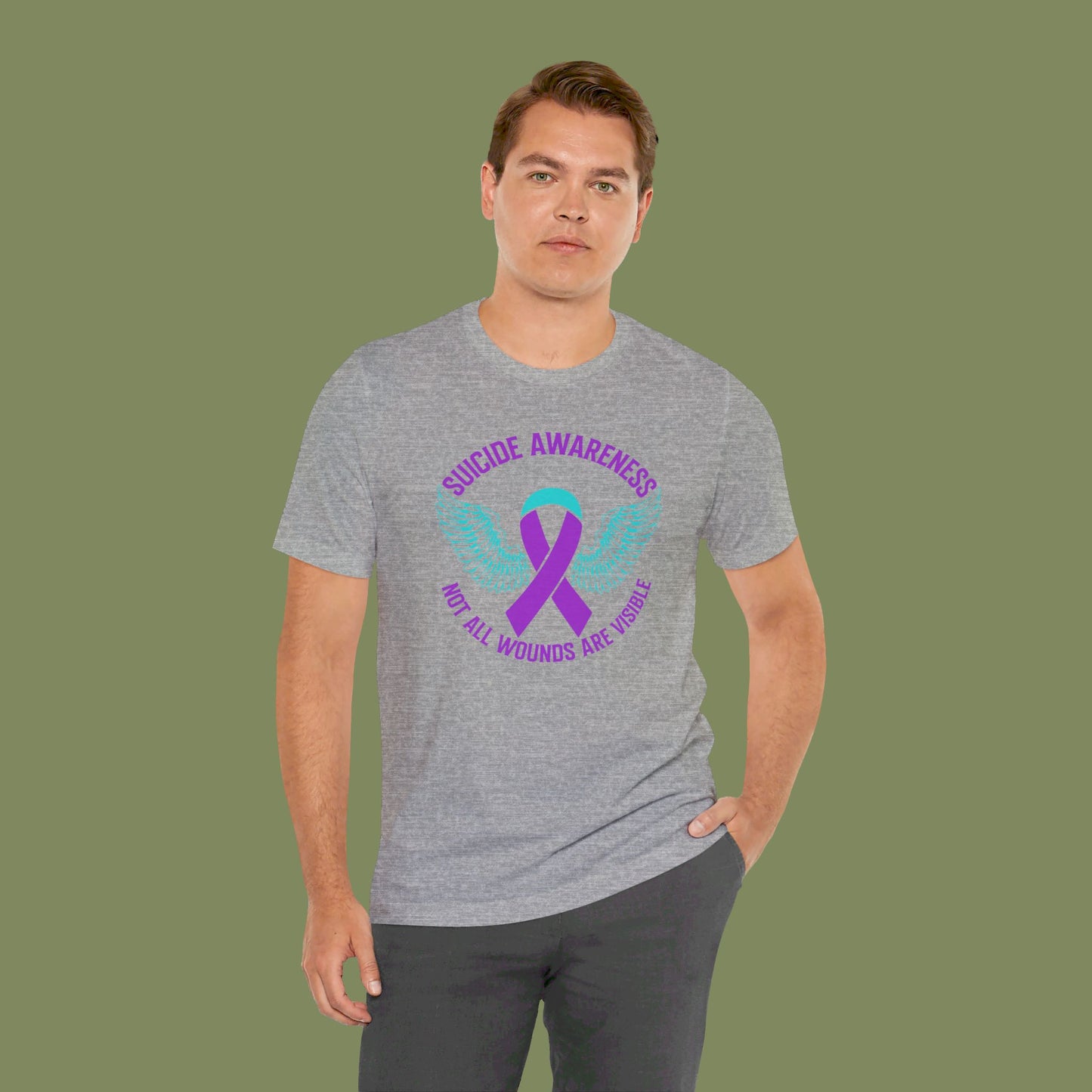 Suicide Awareness - Not All Wounds Are Visible T-Shirt