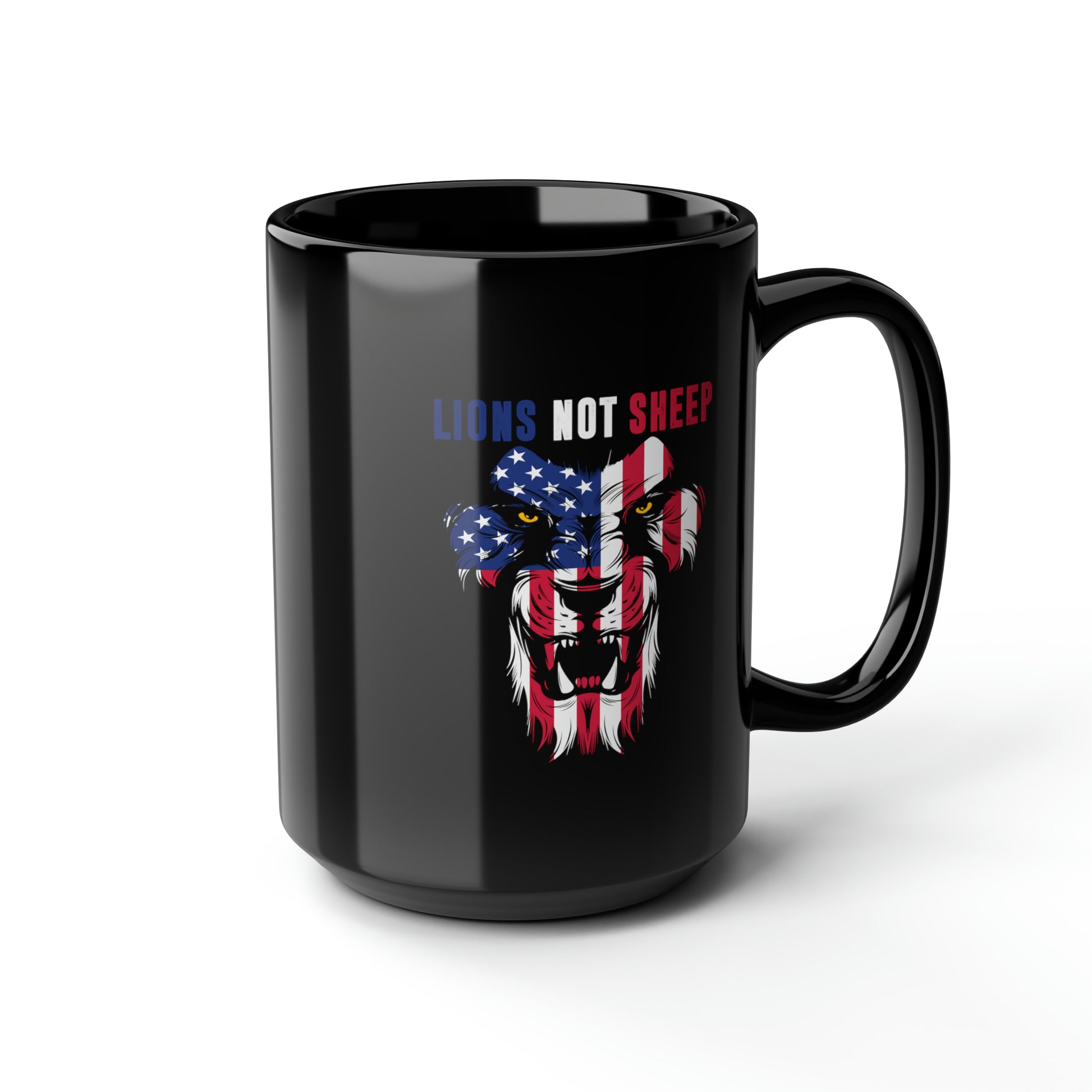 Border Patrol Lions Not Sheep Mug, 15oz 3