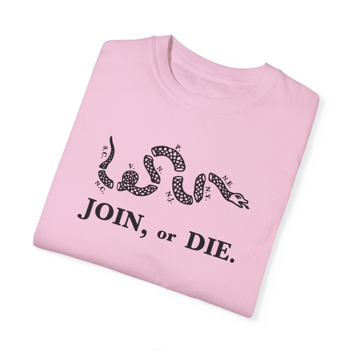 Join or Die Patriotic T-Shirt by Vint Hill Designs