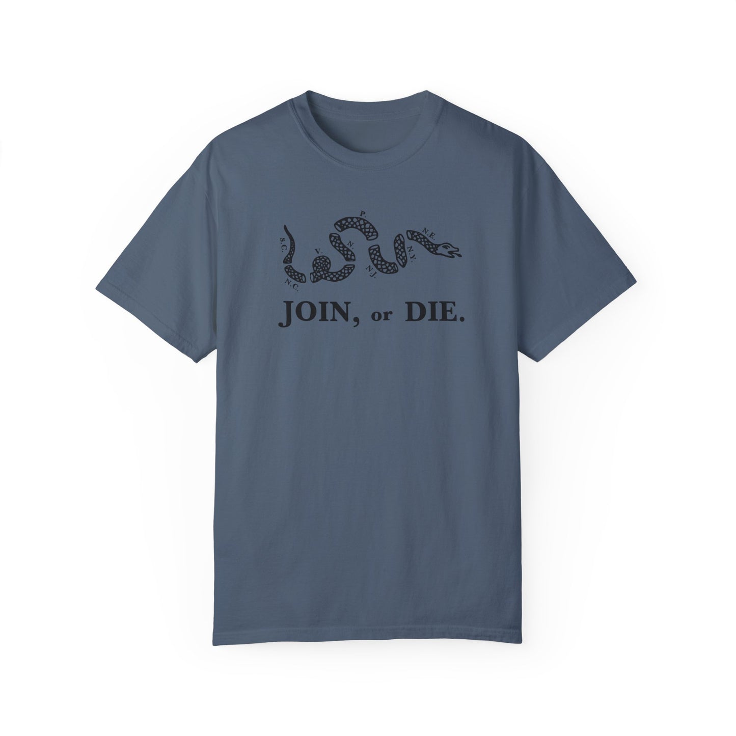 Join or Die Patriotic T-Shirt by Vint Hill Designs