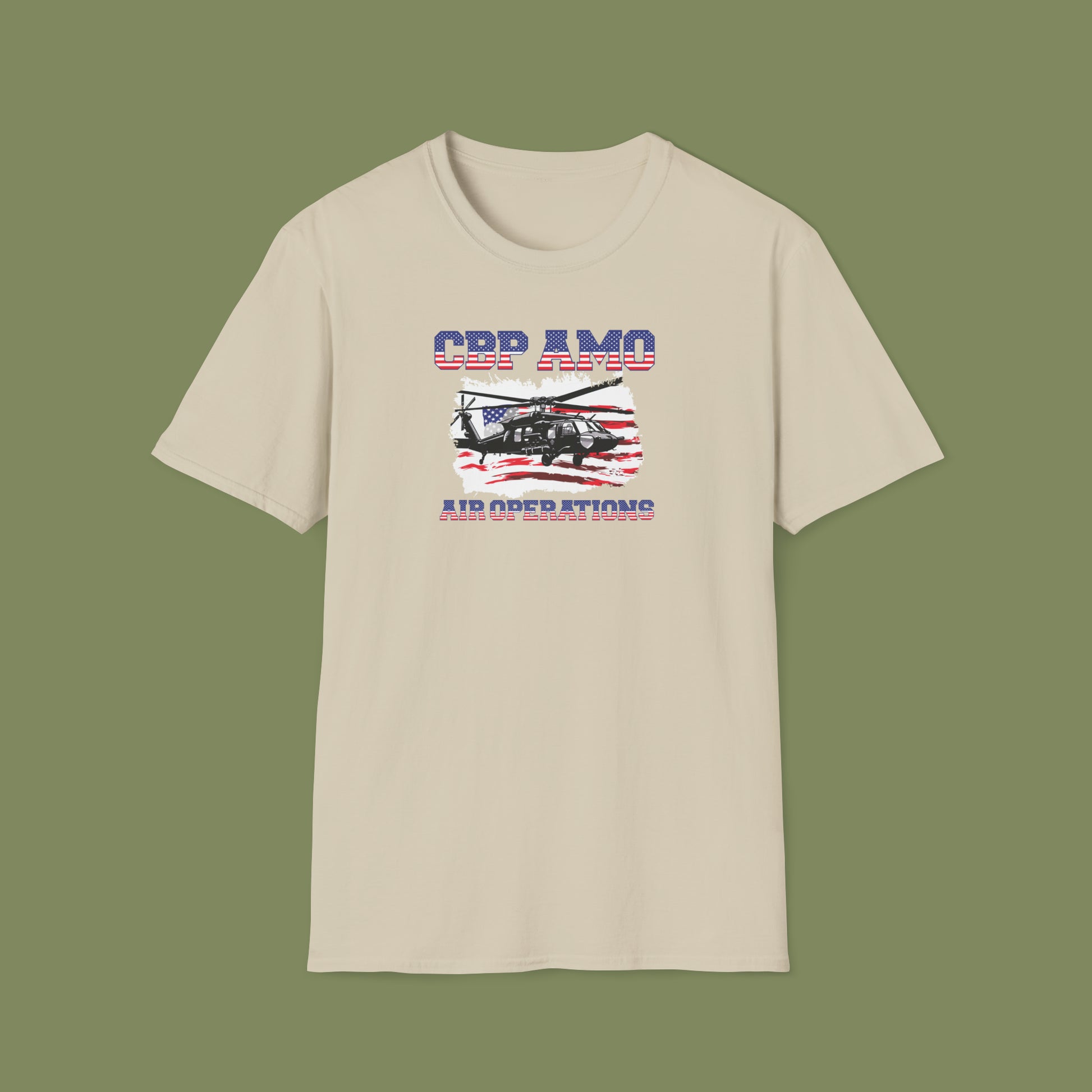 CBP AMO Blackhawk Patriotic T-Shirt