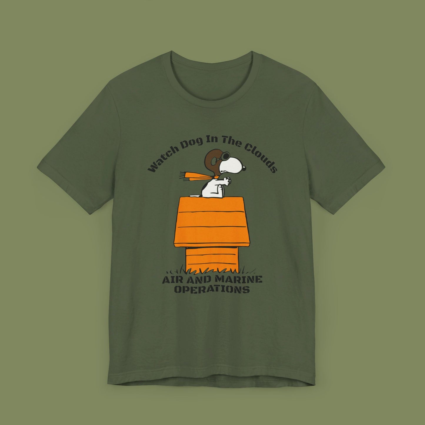 Watch Dog In The Clouds - Air And Marine Operations Tee