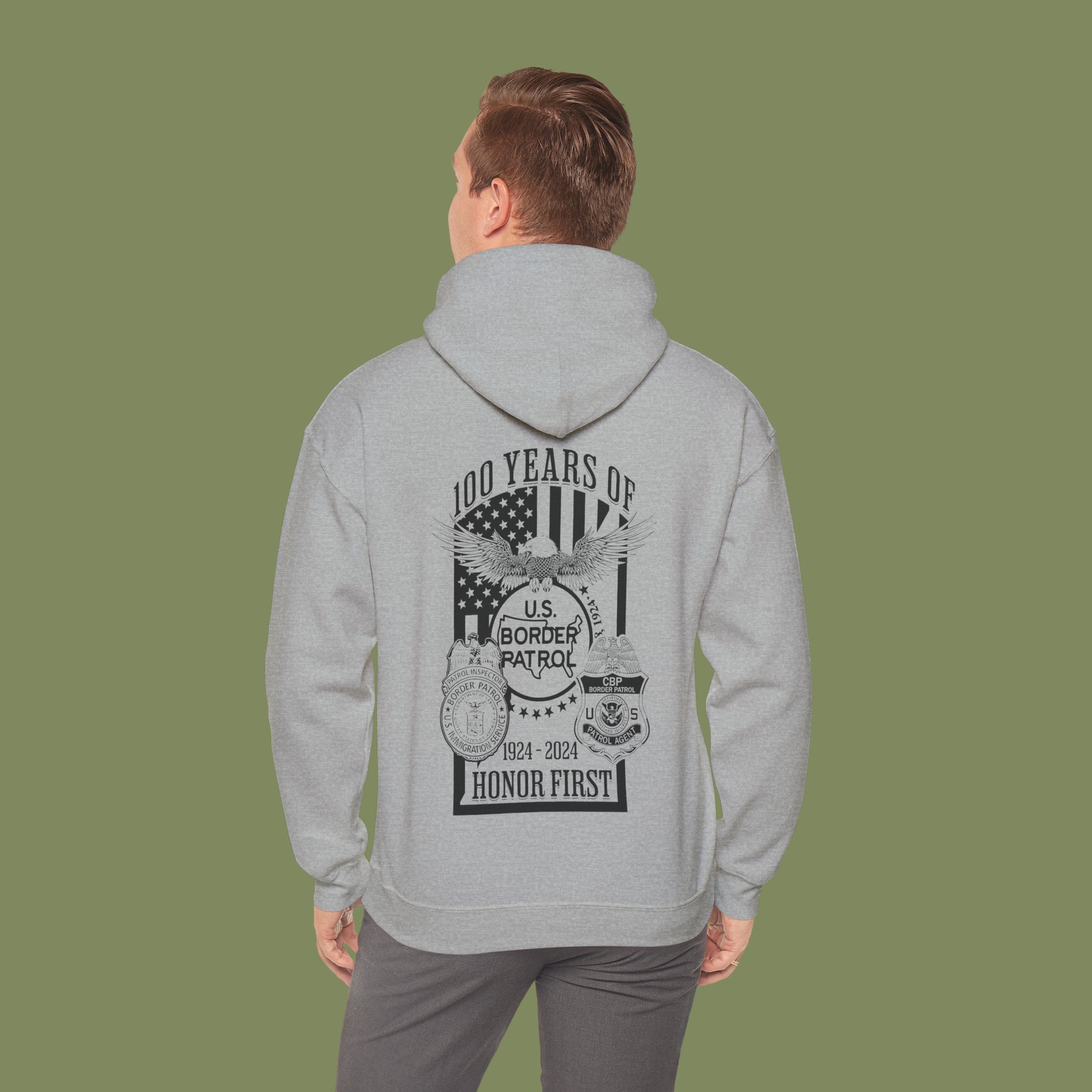 Border Patrol HQ MWR Centennial Hoodie