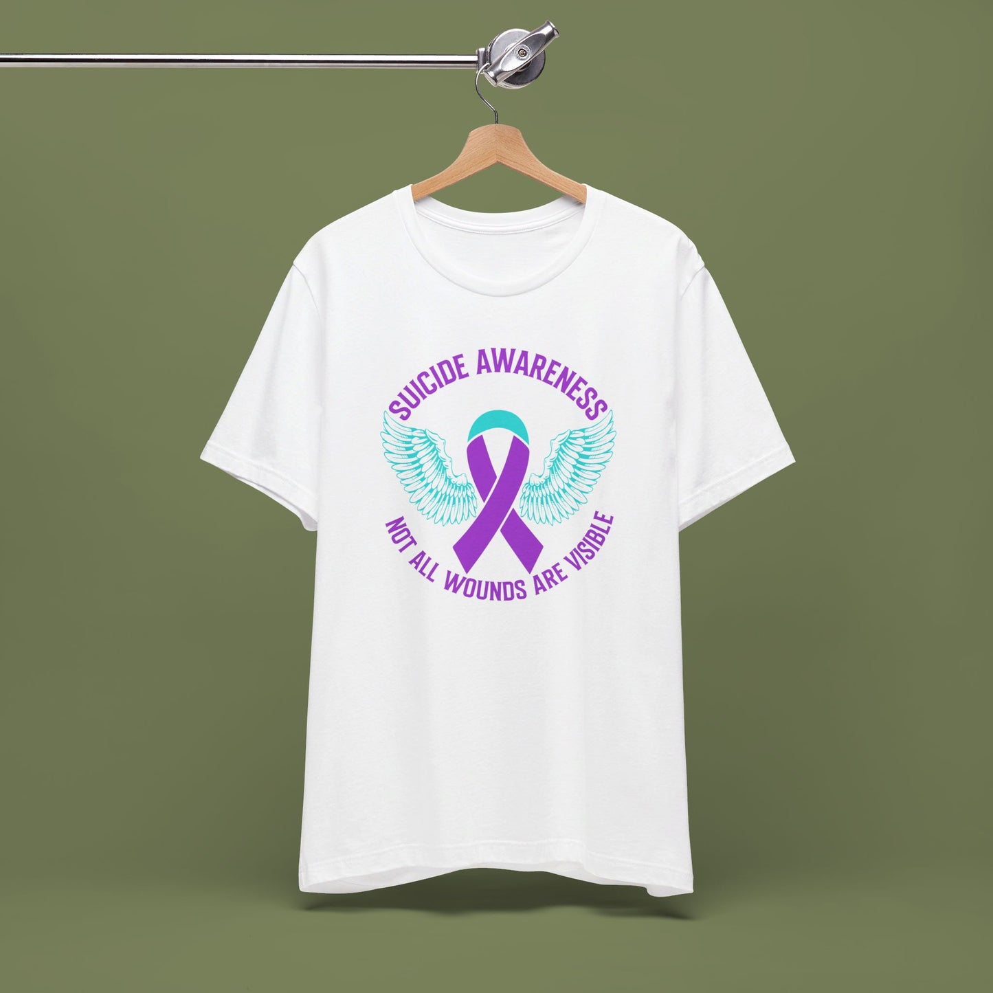 Suicide Awareness - Not All Wounds Are Visible T-Shirt