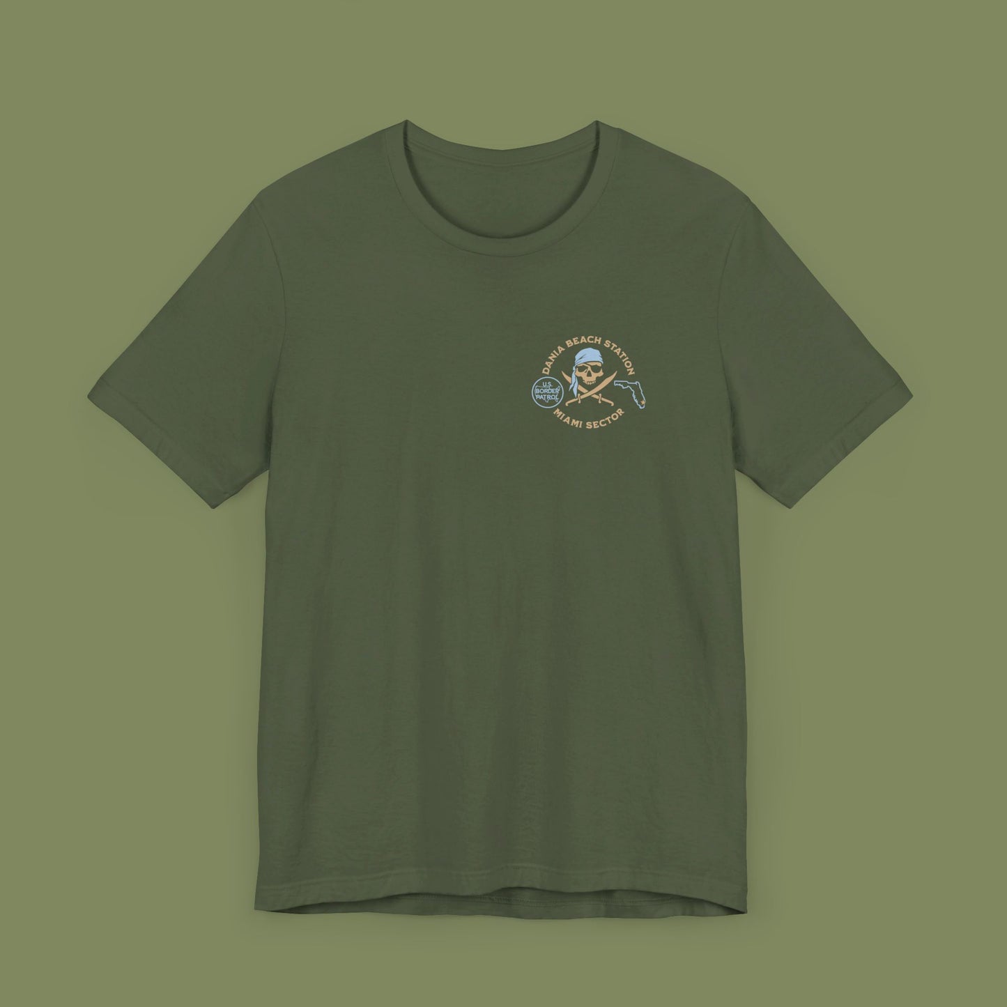 Dania Beach Border Patrol Station MWR Pirate Shirt