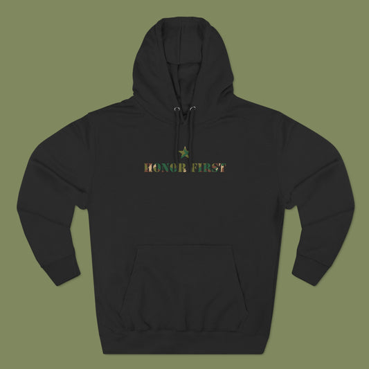 Honor First Camo Hoodie by 1924 Outfitters